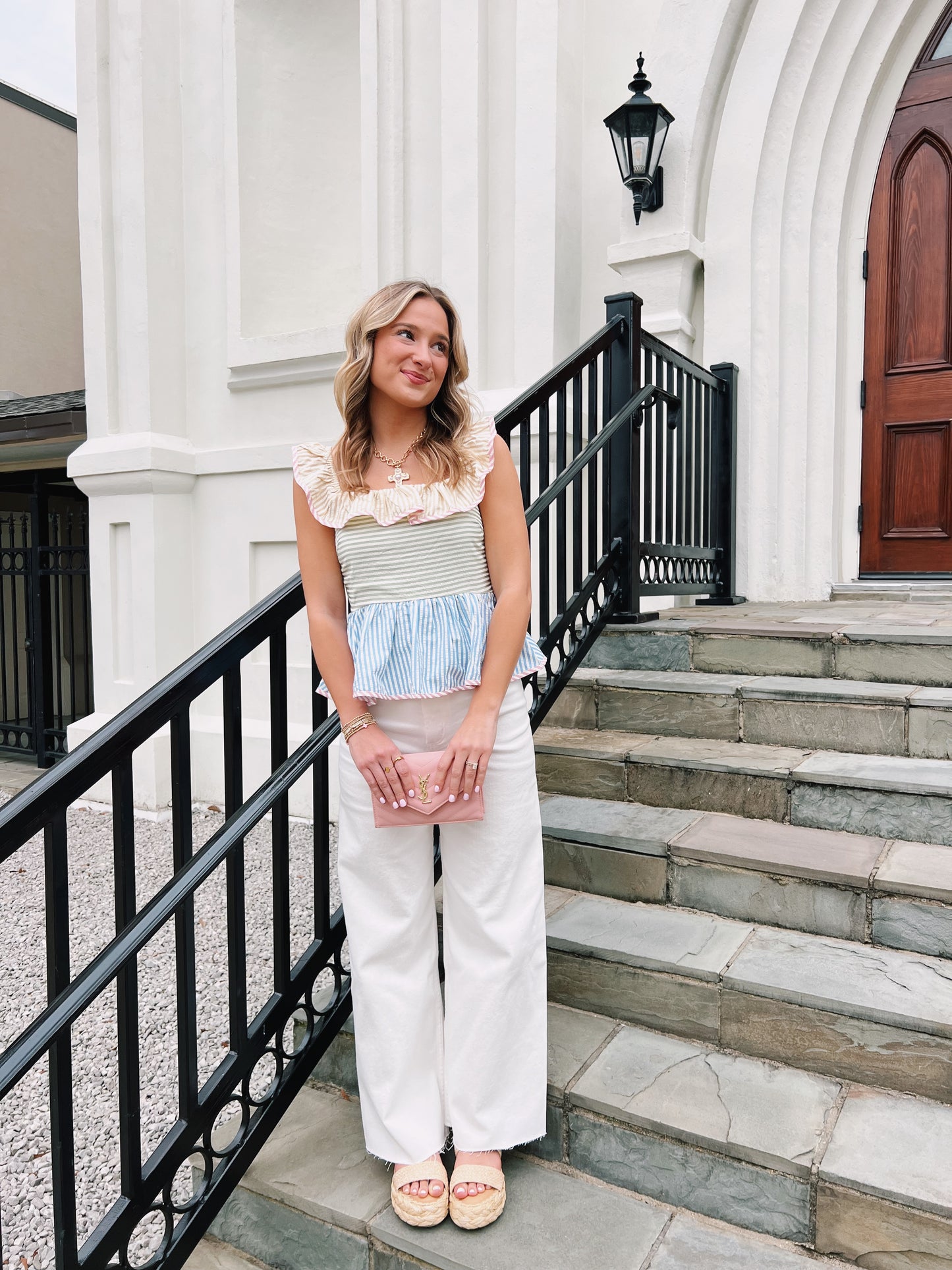 Walkin' On Sunshine Ruffled Top