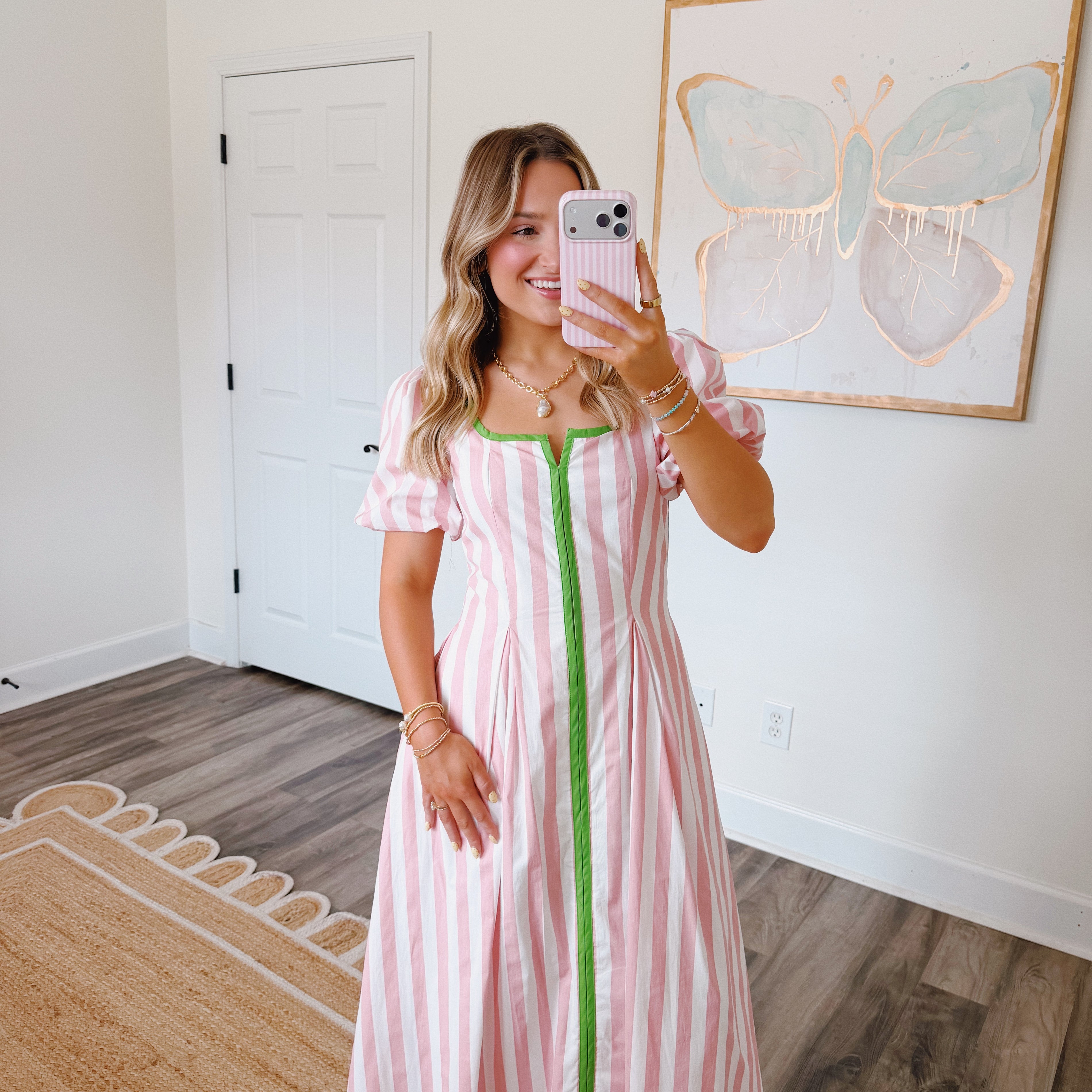 The Annie Stripe Midi