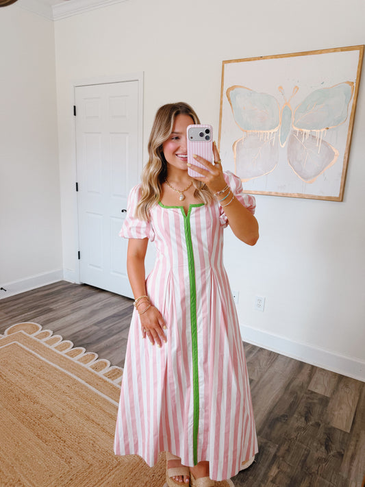 The Annie Stripe Midi