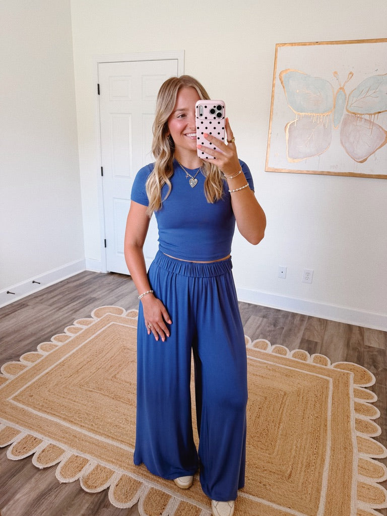 Cozy Weekend Set in Navy