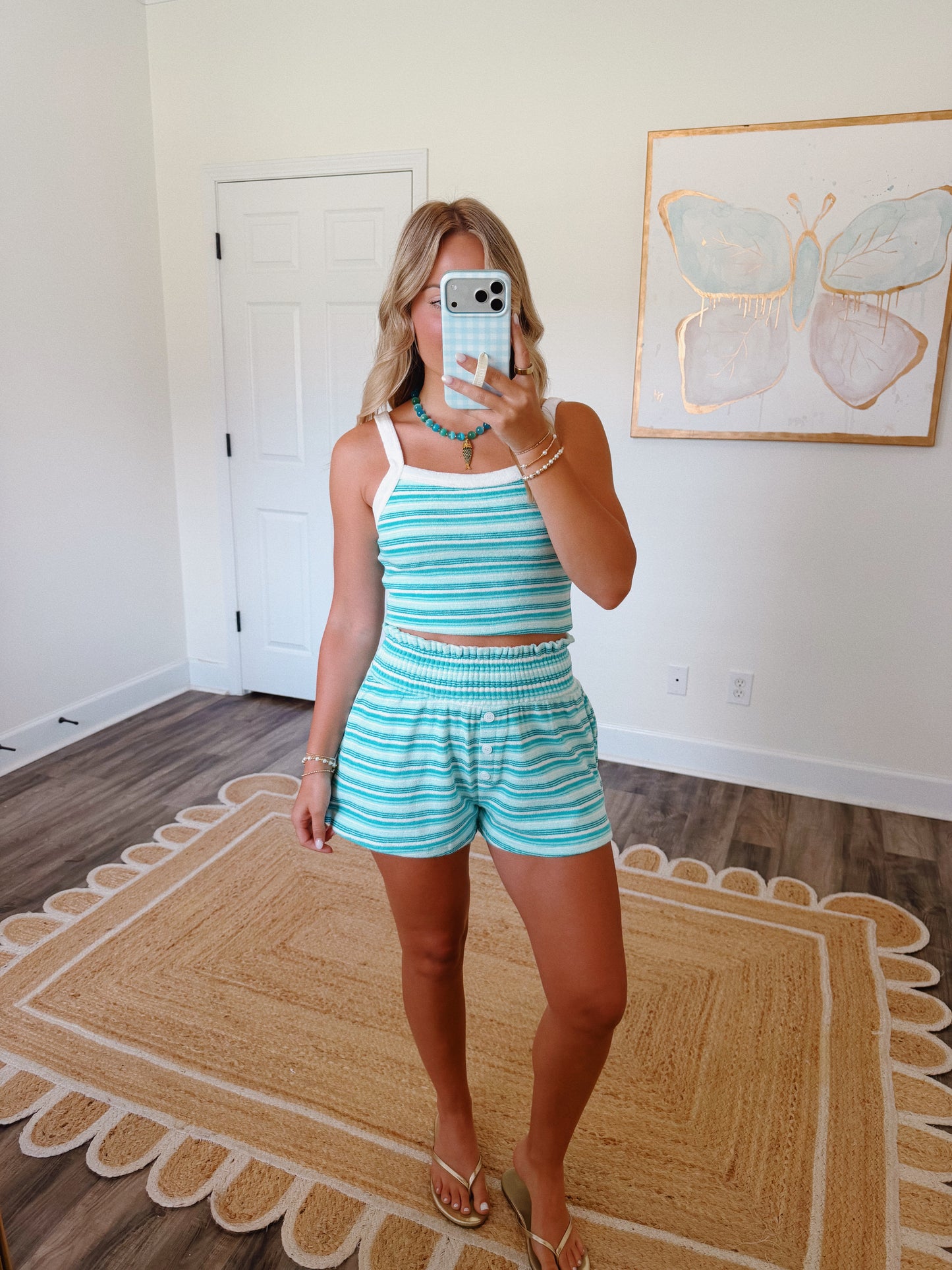 Blue Lagoon Stripe Set