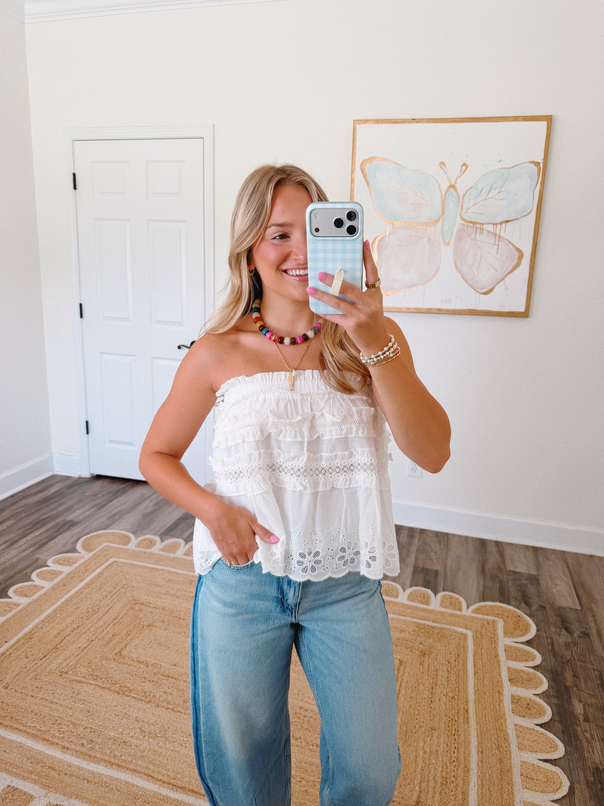 Maisie Eyelet Top