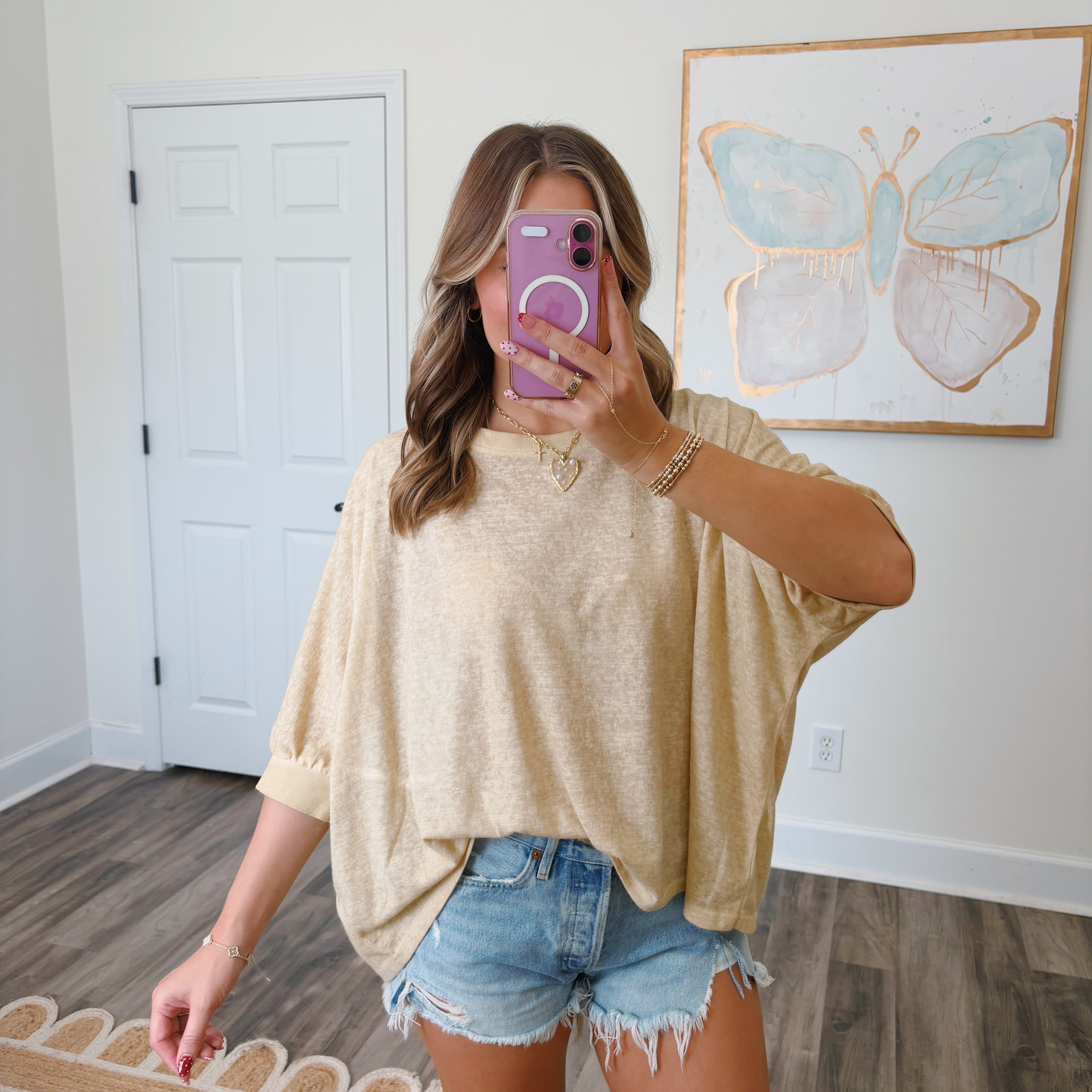 Taupe Easy Tee