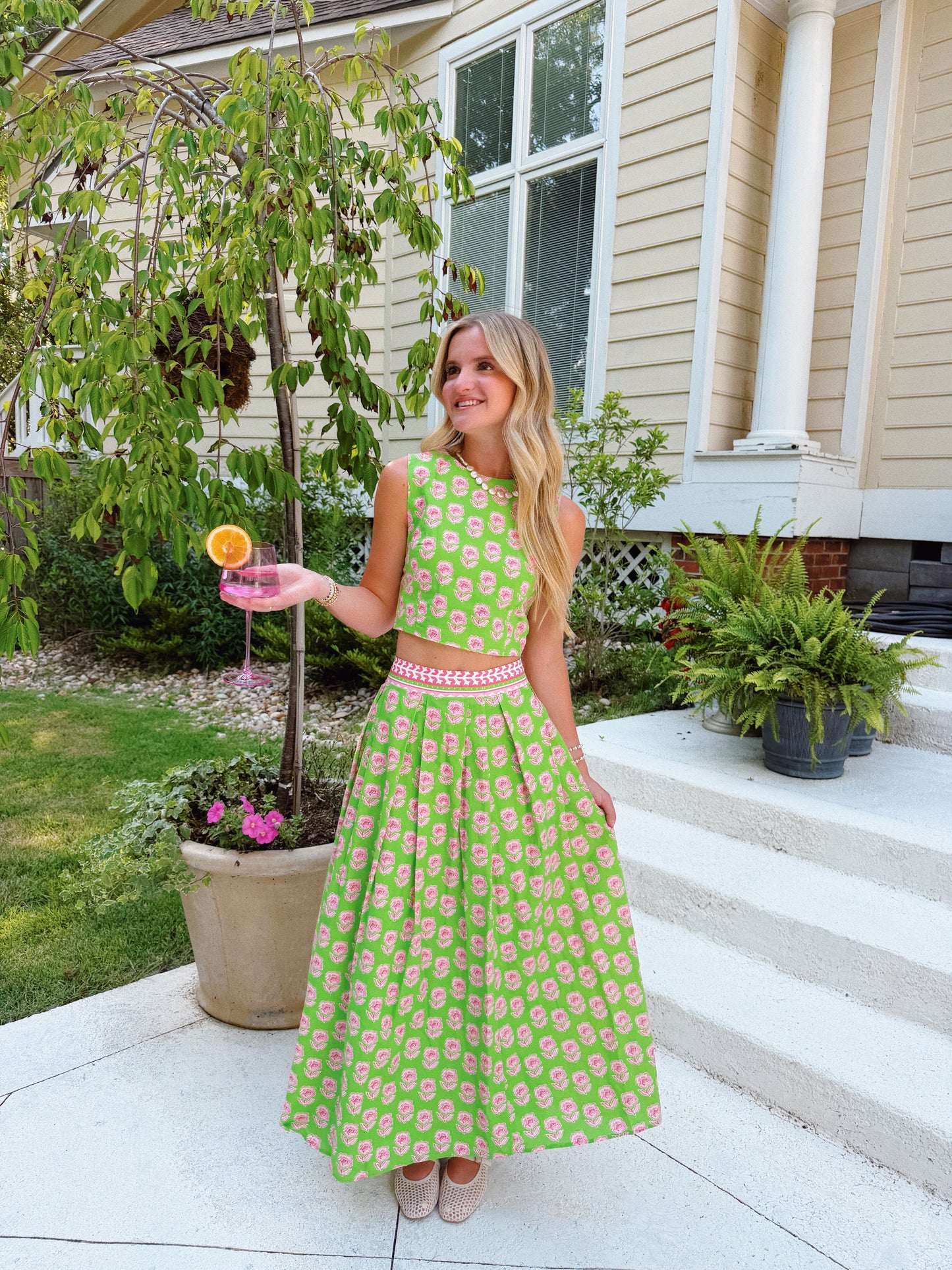 Lily Bloom Skirt Set