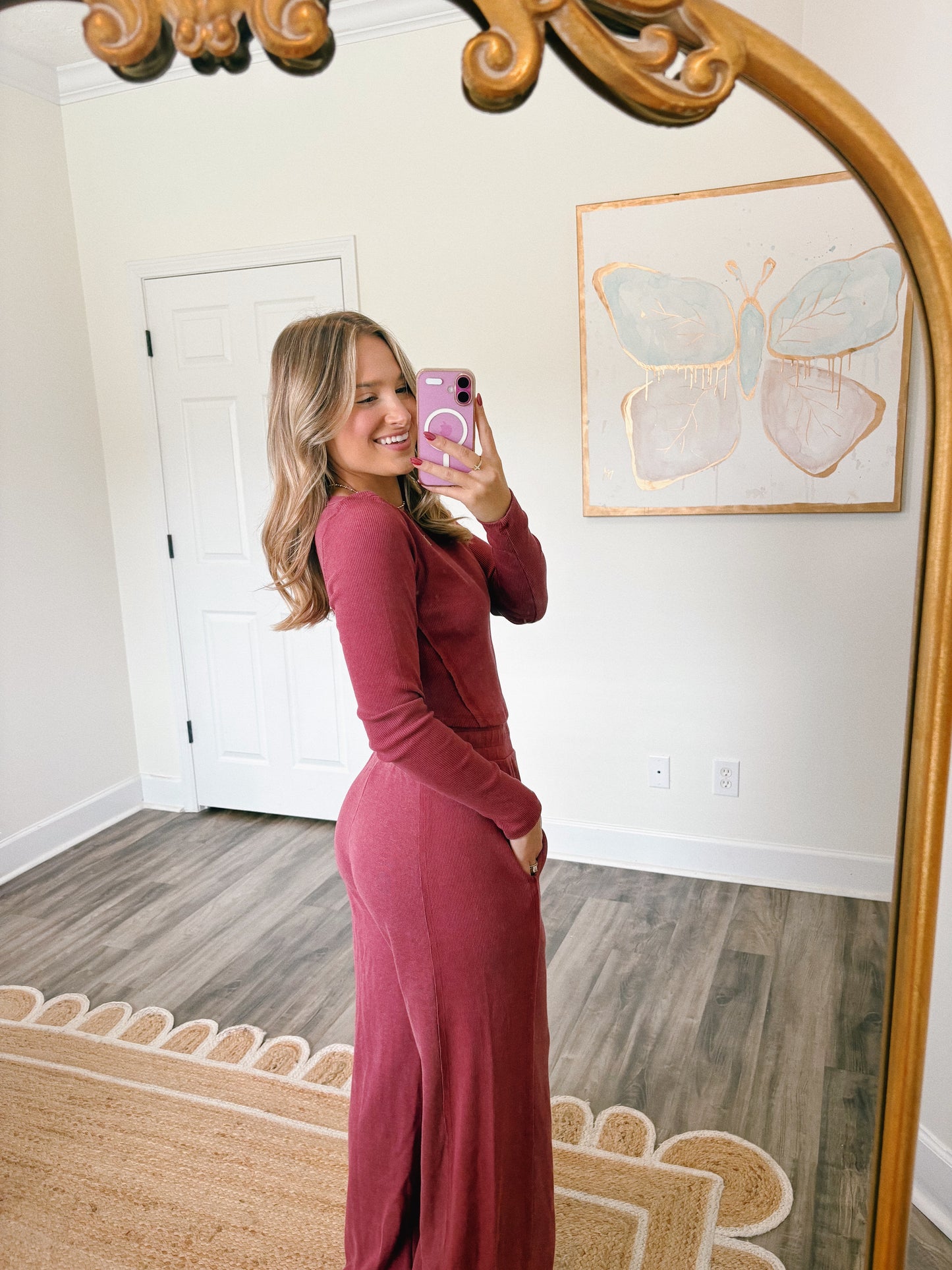 Go To Comfy Set Crimson