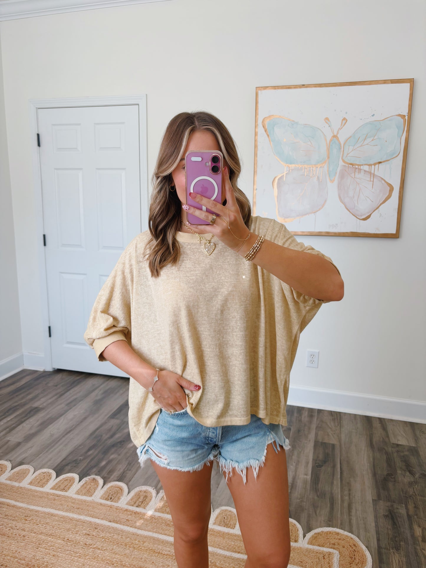 Taupe Easy Tee