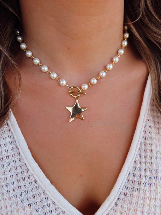 Pearl Star Necklace