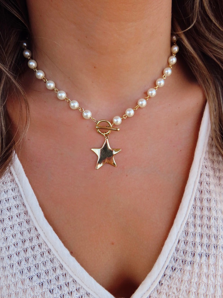 Pearl Star Necklace