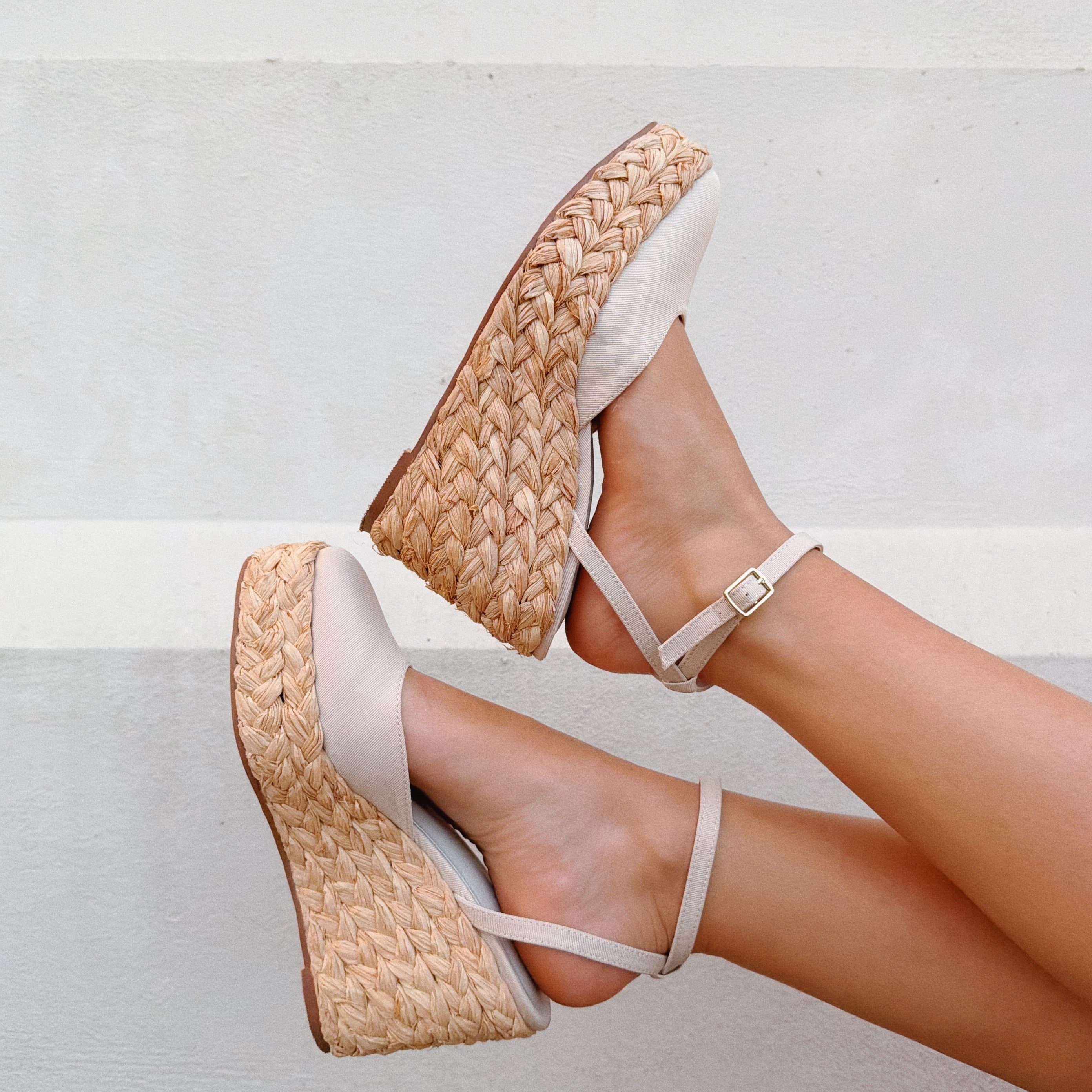 Azura Wedge-Beige