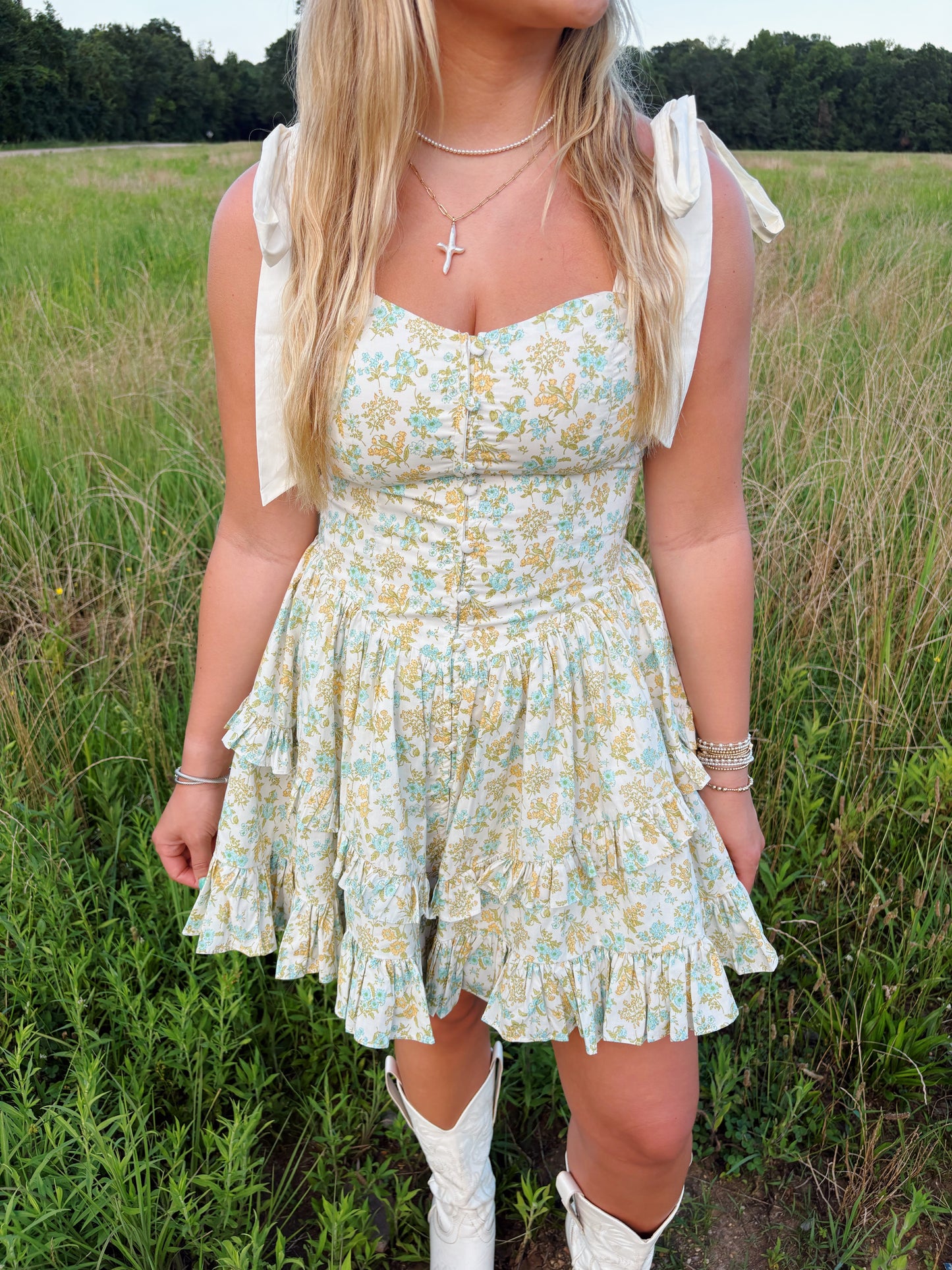 Meadows Ruffle Dress