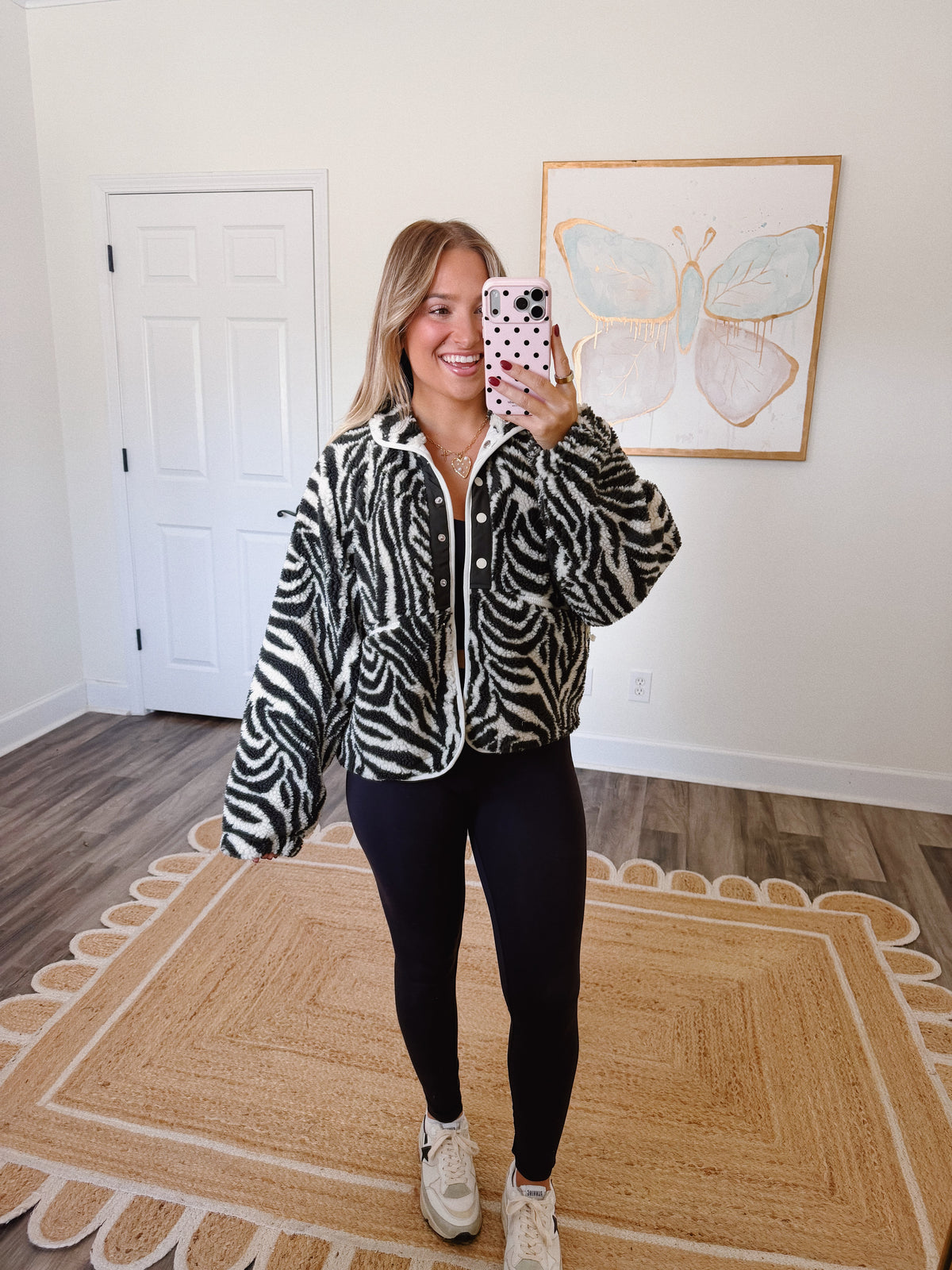 Zebra Sherpa Jacket