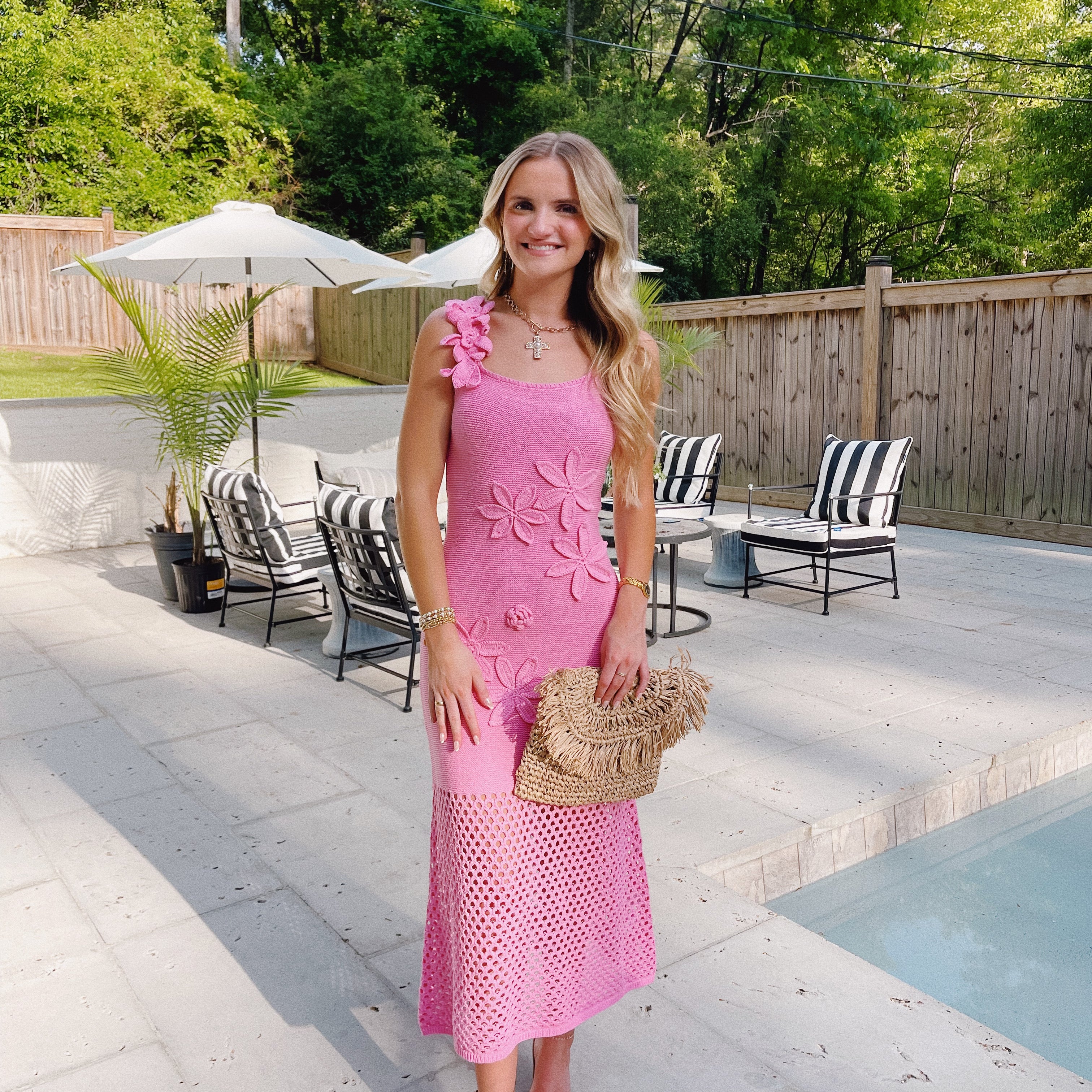Sienna Maxi Dress Pink
