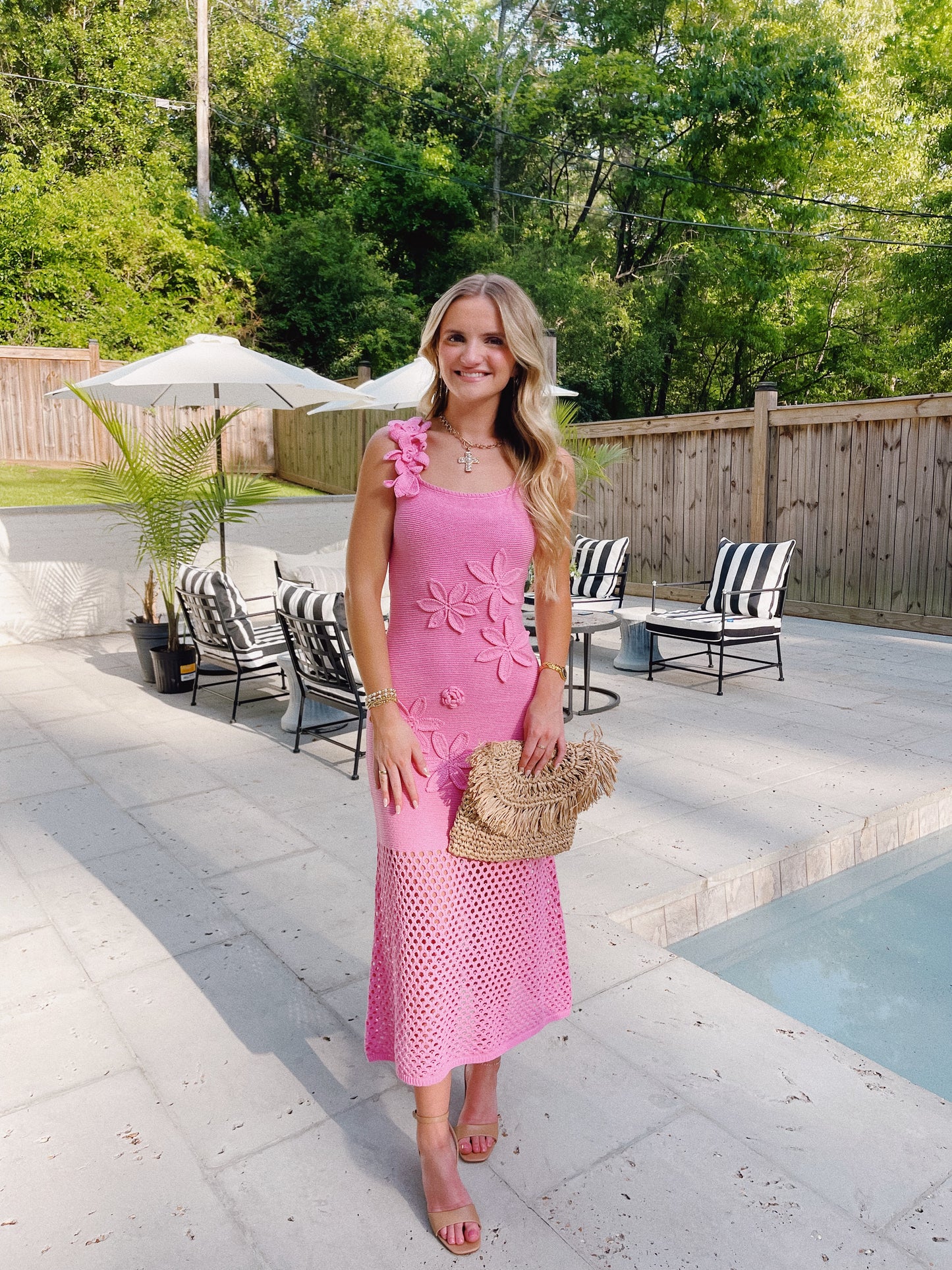 Sienna Maxi Dress Pink
