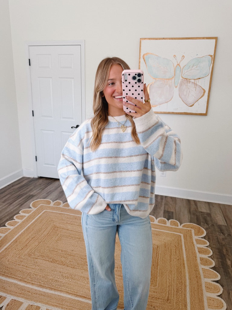 Cloud Striped Sweater
