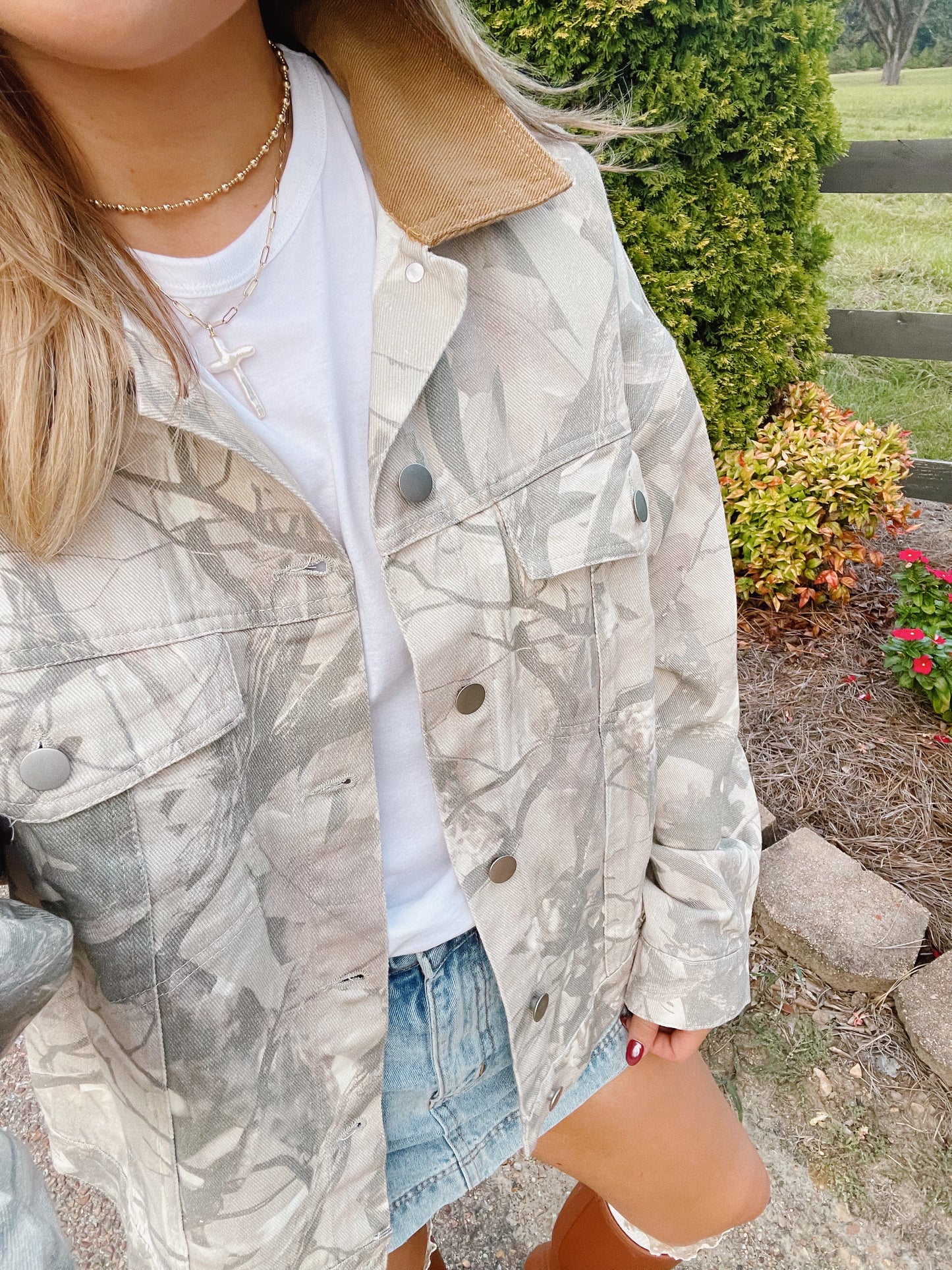 Oversized Camo Barn Jacket