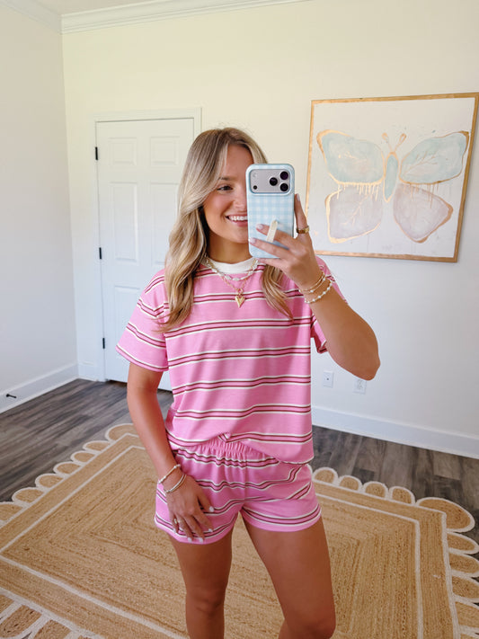 Pink Cabana Set