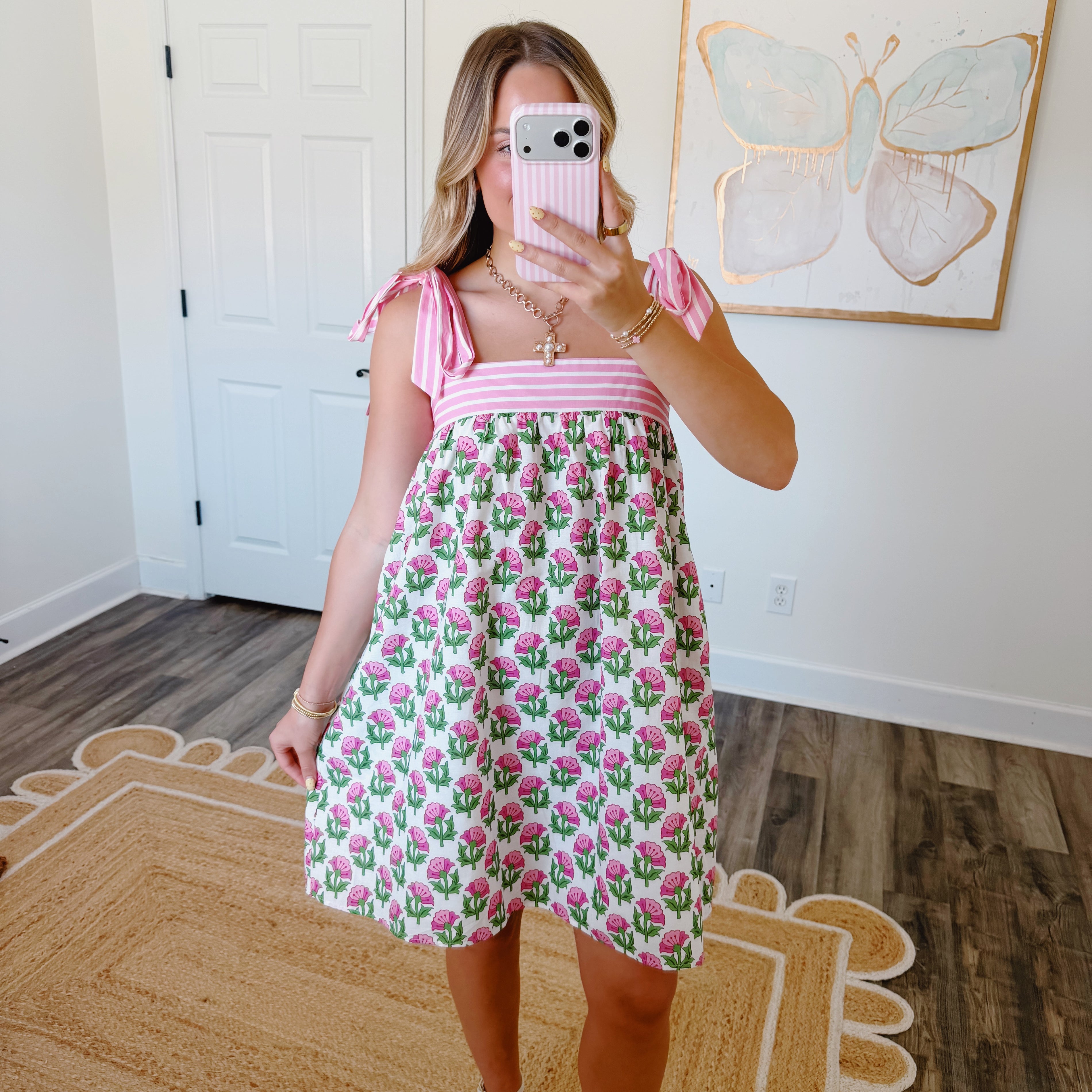 Pink Tulips Dress
