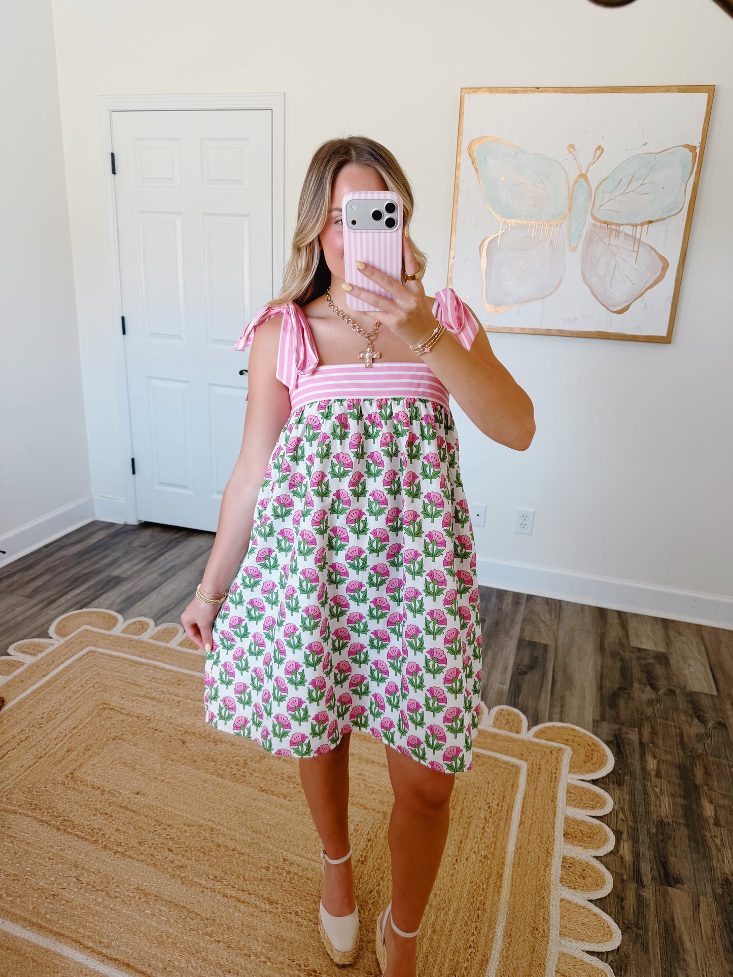 Pink Tulips Dress