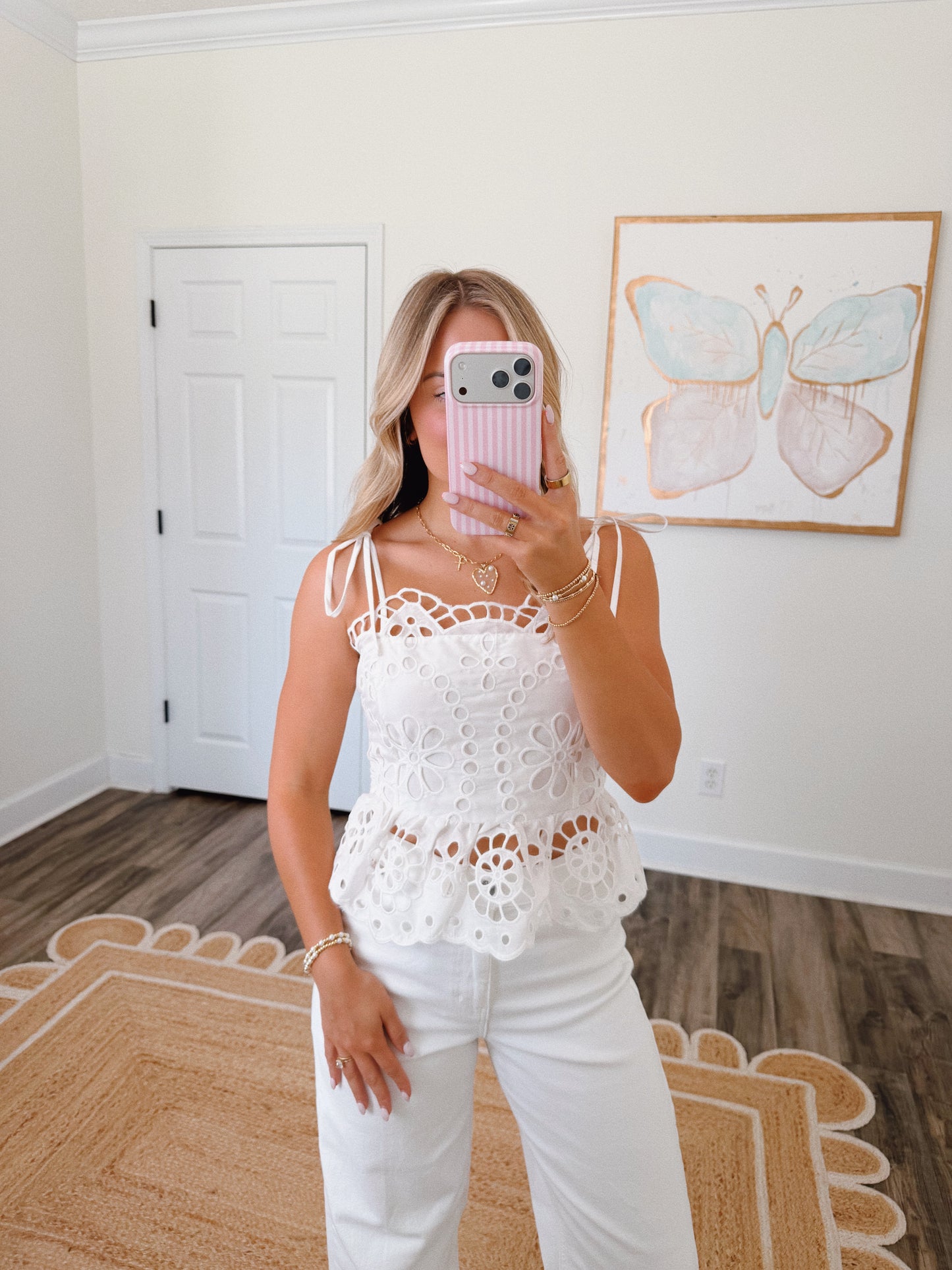 Darling Eyelet Top