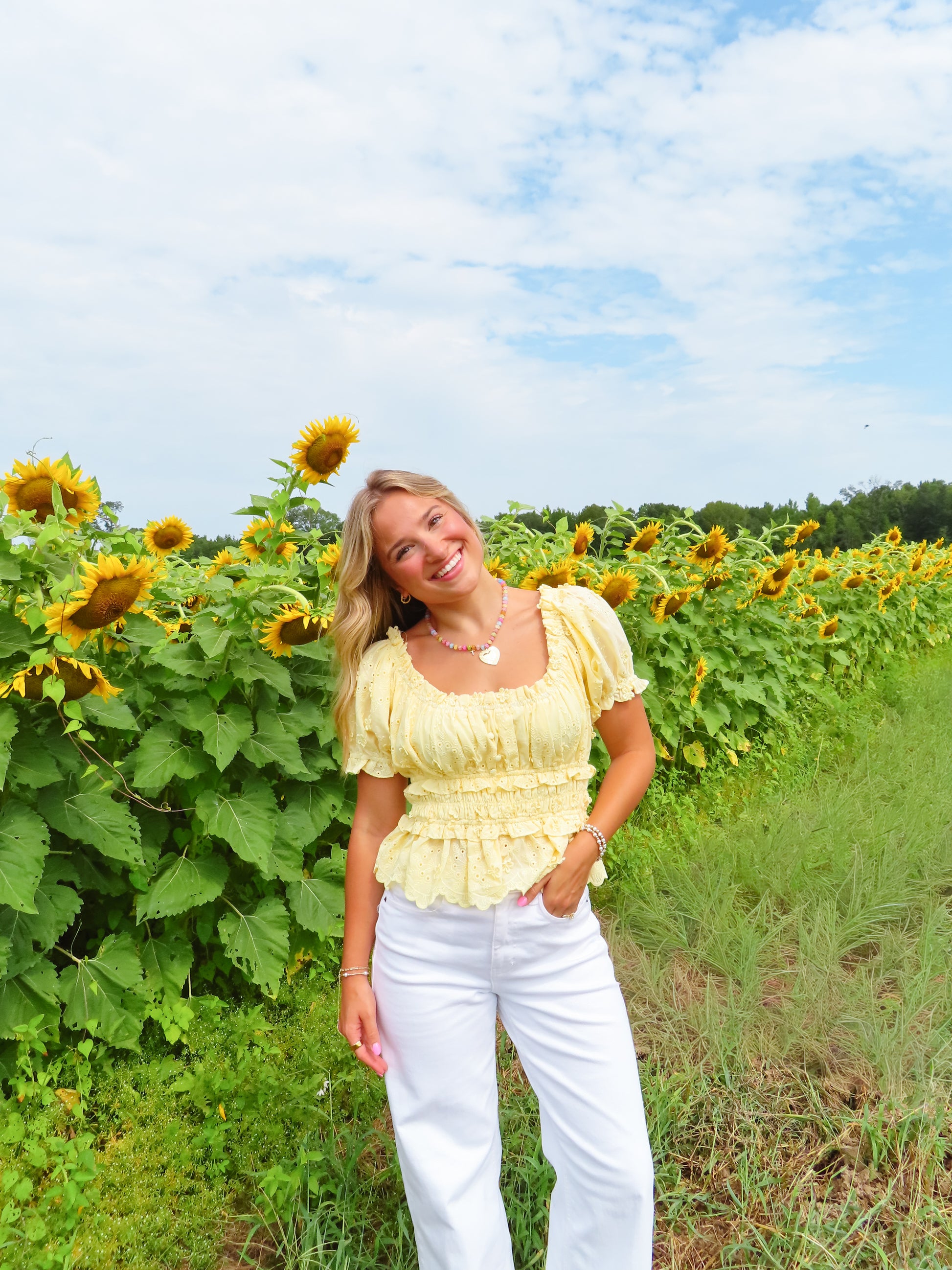 Brighter Days Peplum Blouse