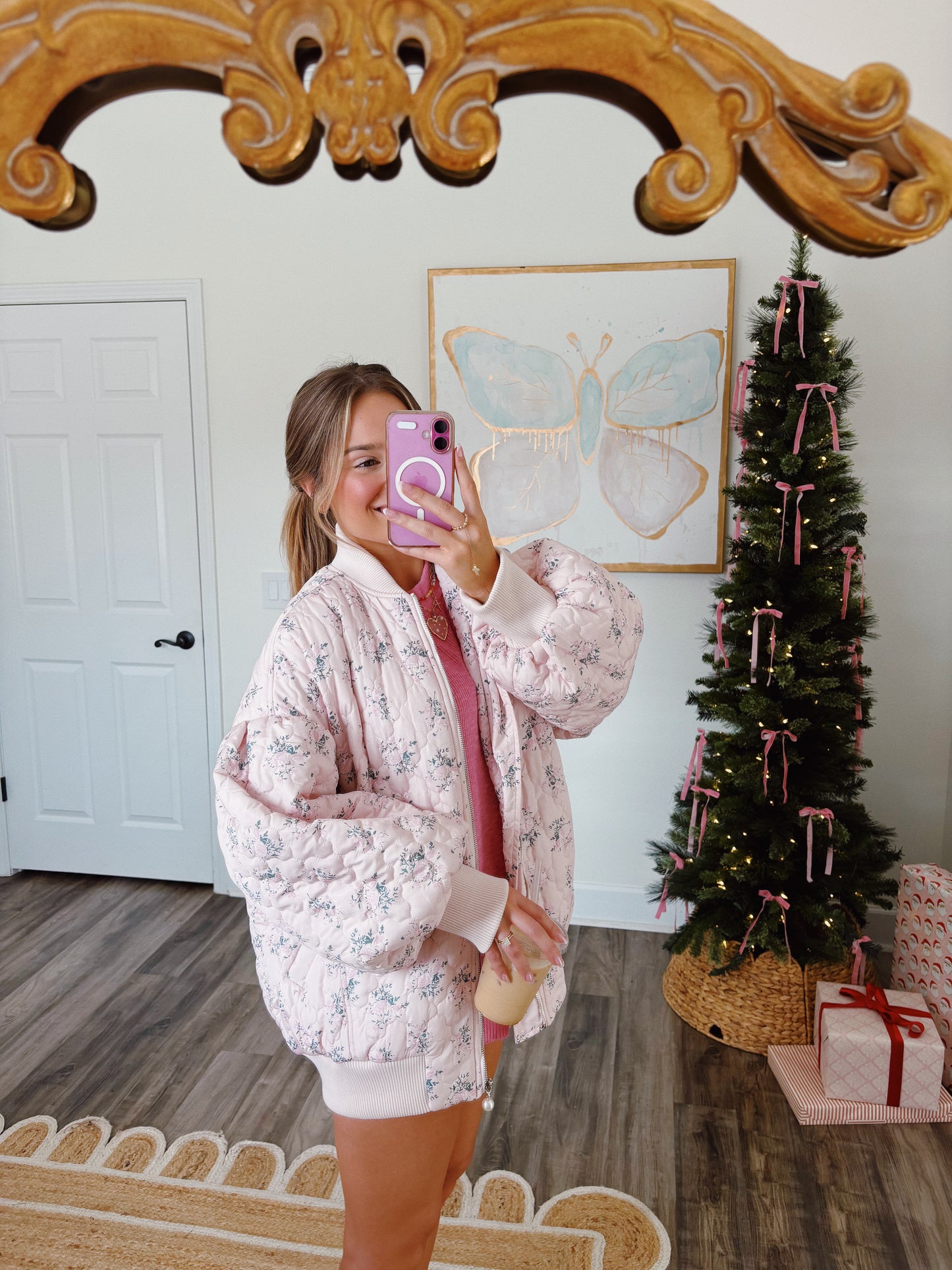 Annie Floral Bomber Jacket