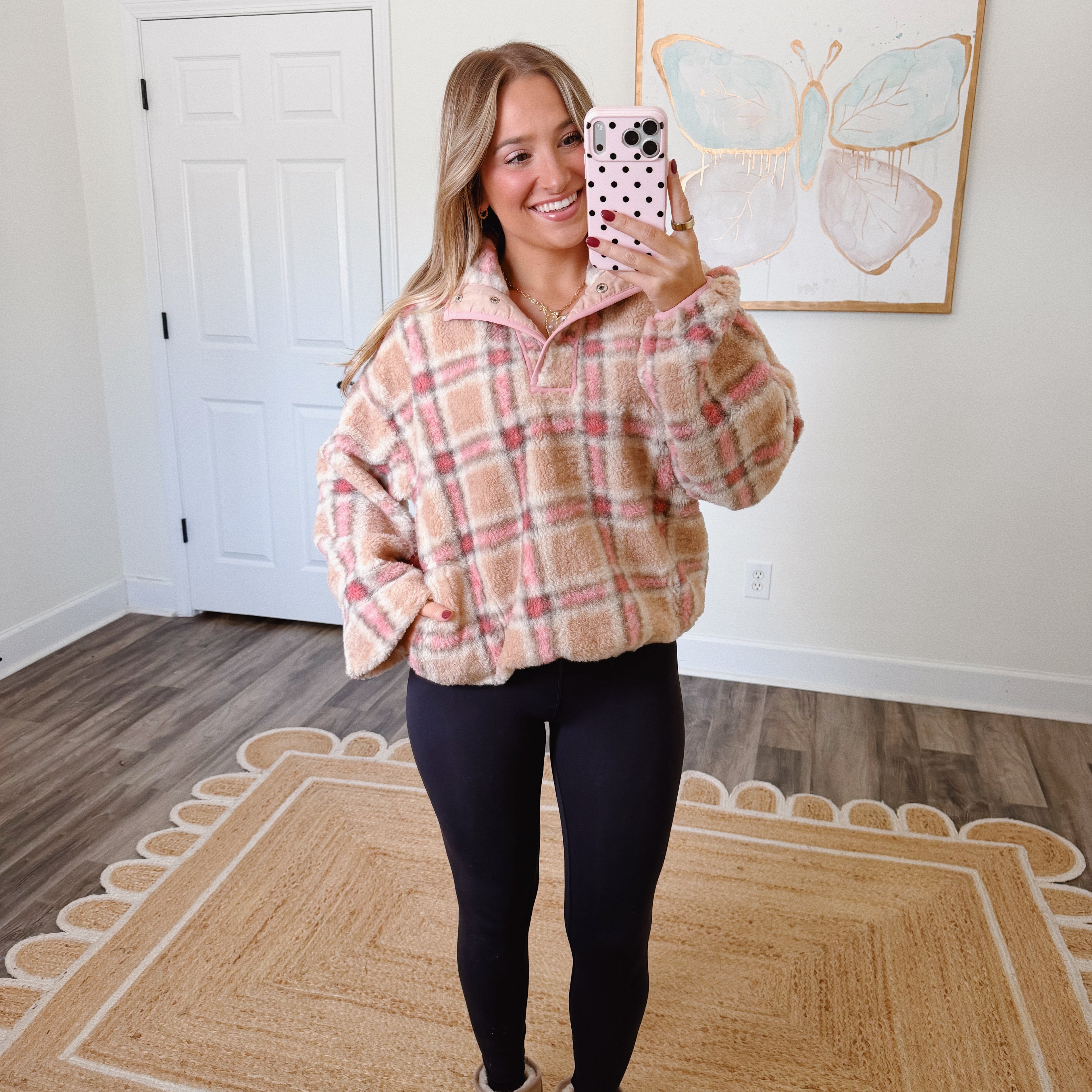 Pretty in Plaid Pullover