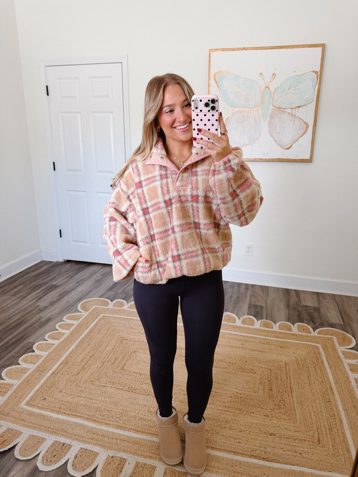 Pretty in Plaid Pullover