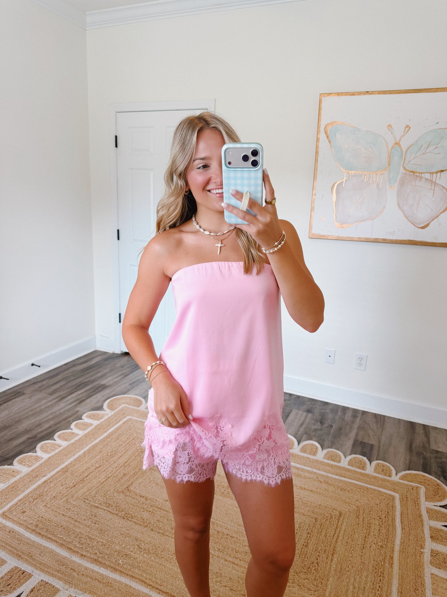 Pretty in Pink Lace Set