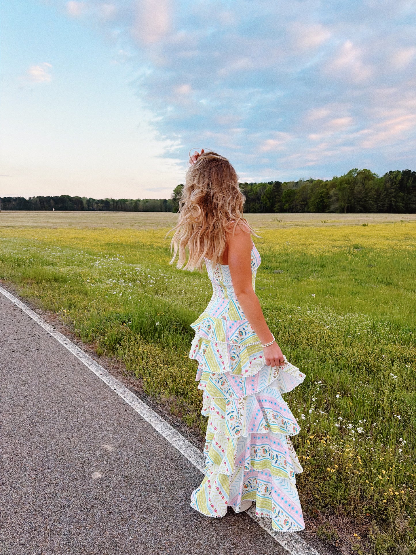 Garden Party Maxi Skirt Set
