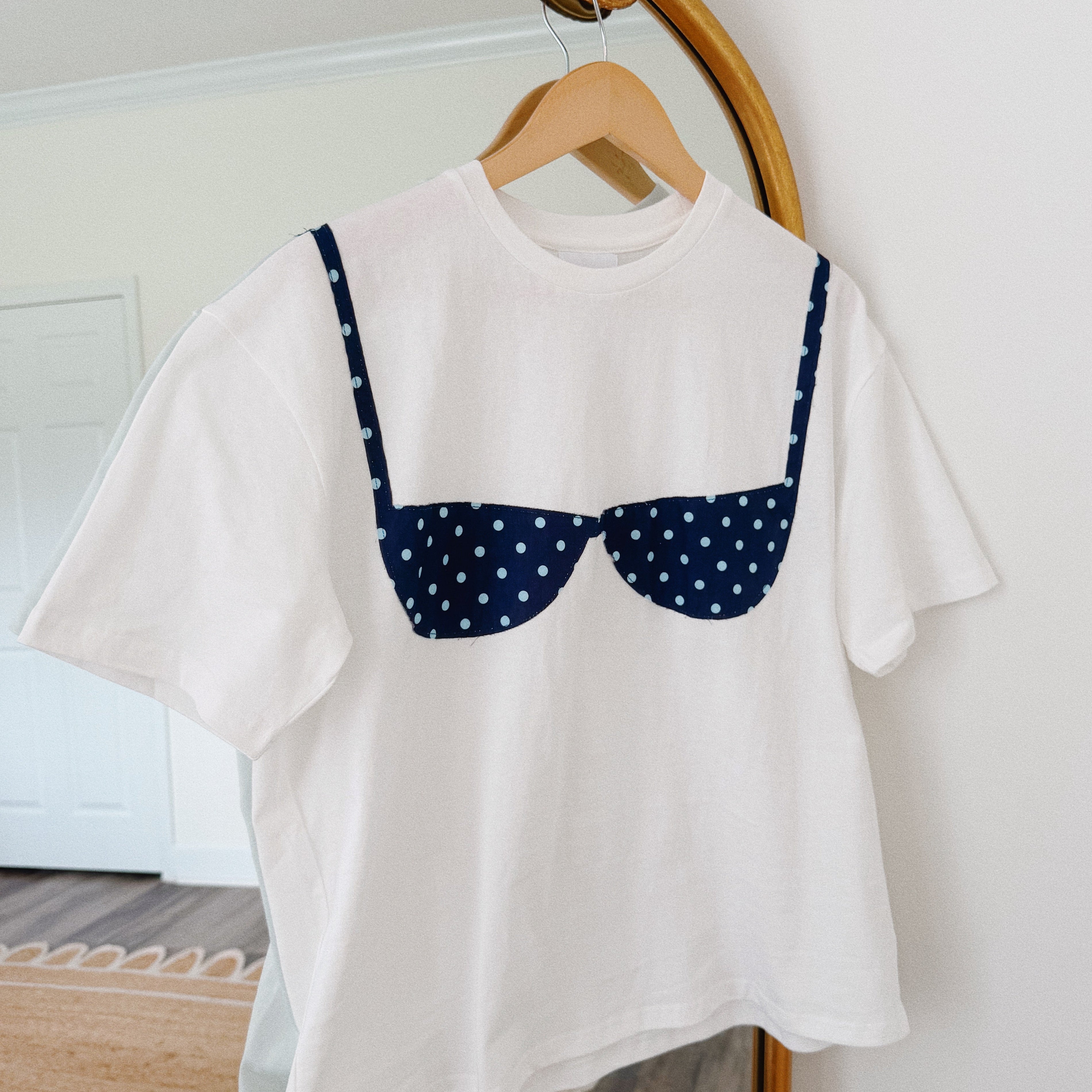 Beach Bound Bikini Tee in Navy
