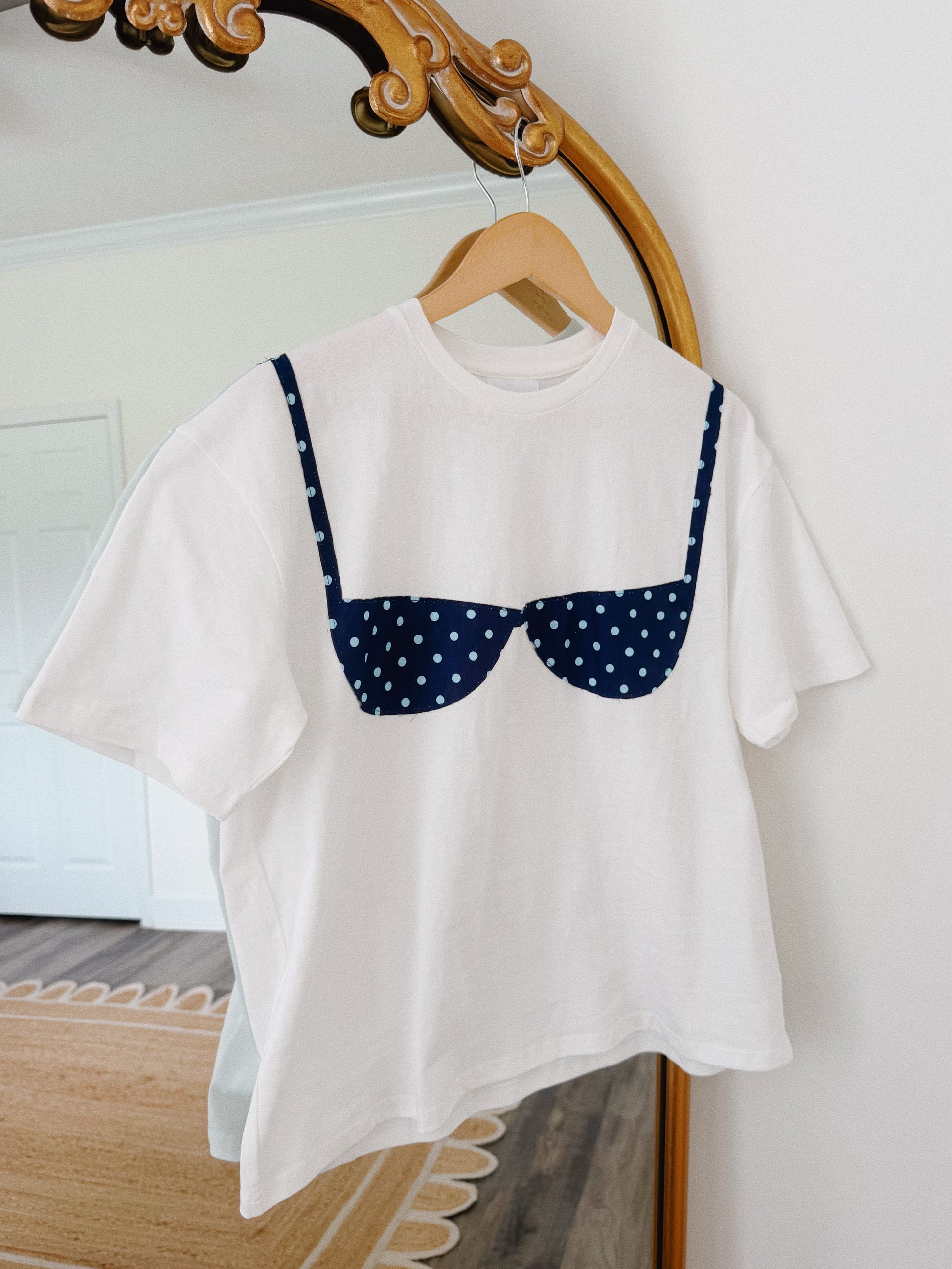 Beach Bound Bikini Tee in Navy