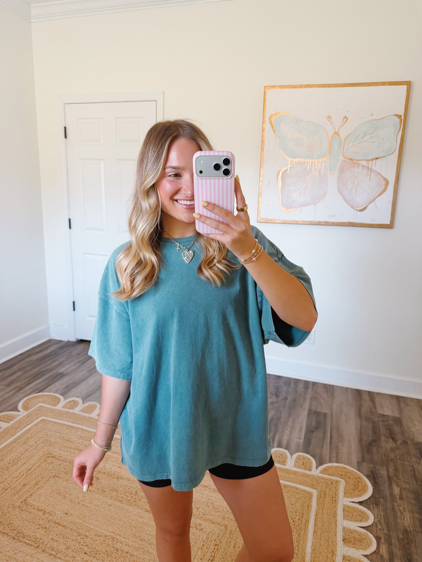 Essential Tee in Evergreen