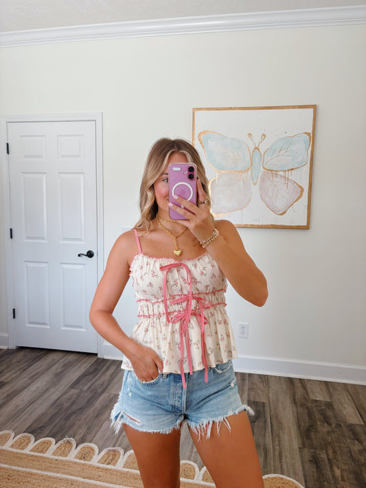Daisy Tie Top