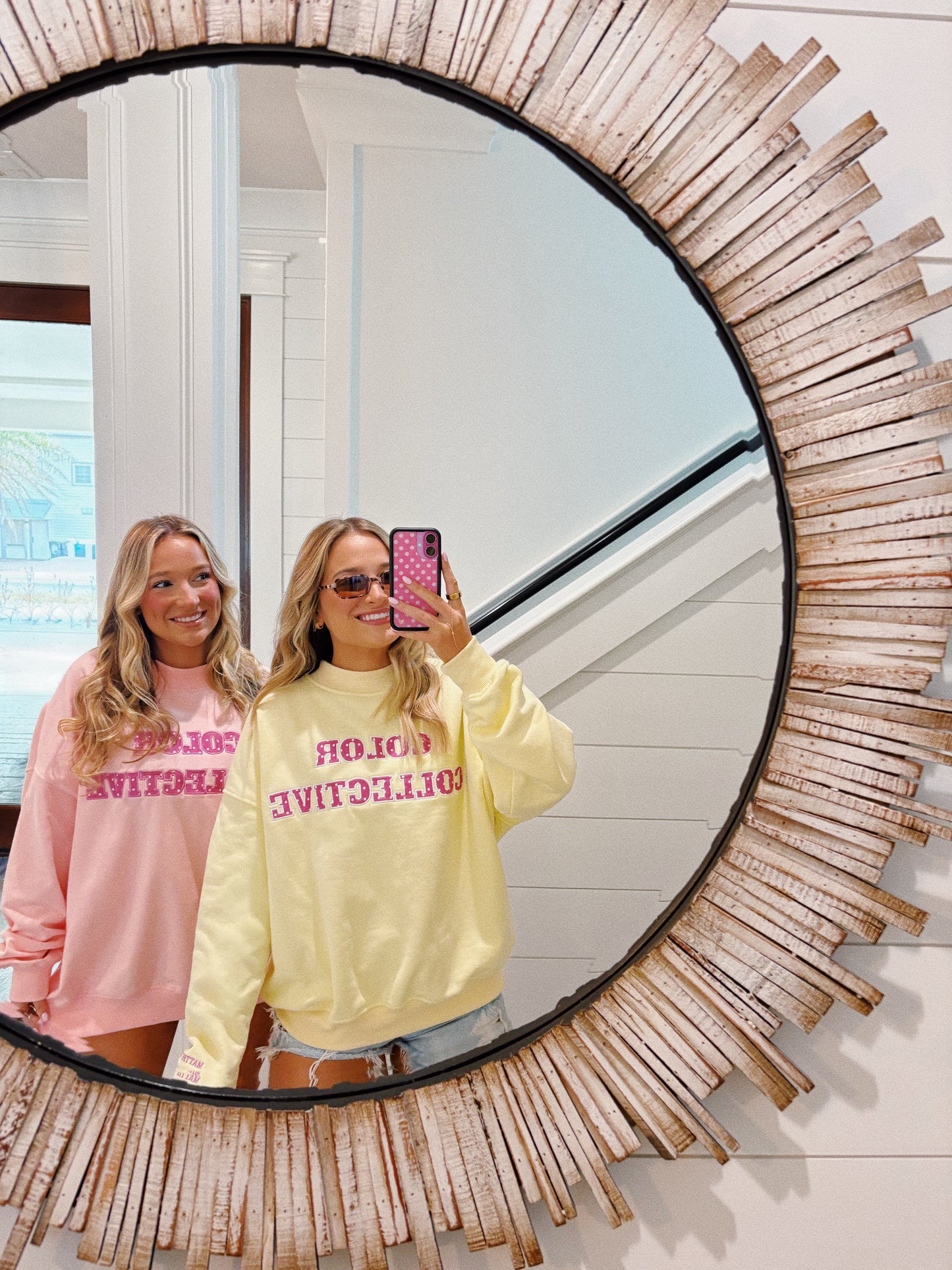 Yellow Polka Dot CC Mockneck