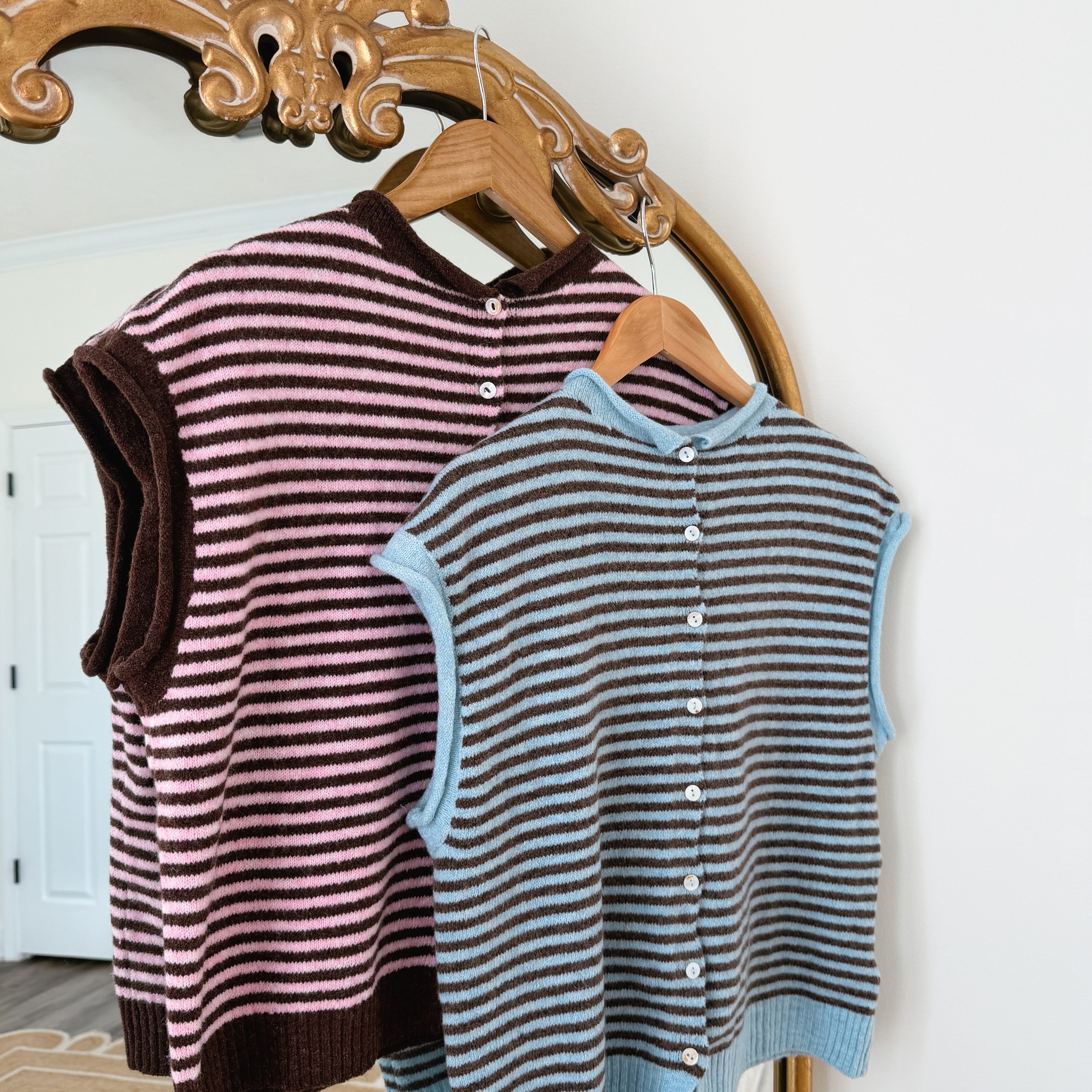 Blue Piper Striped Cardigan