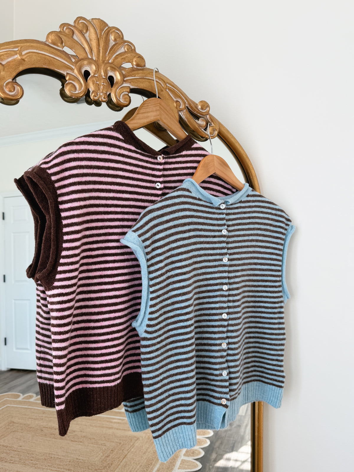 Blue Piper Striped Cardigan
