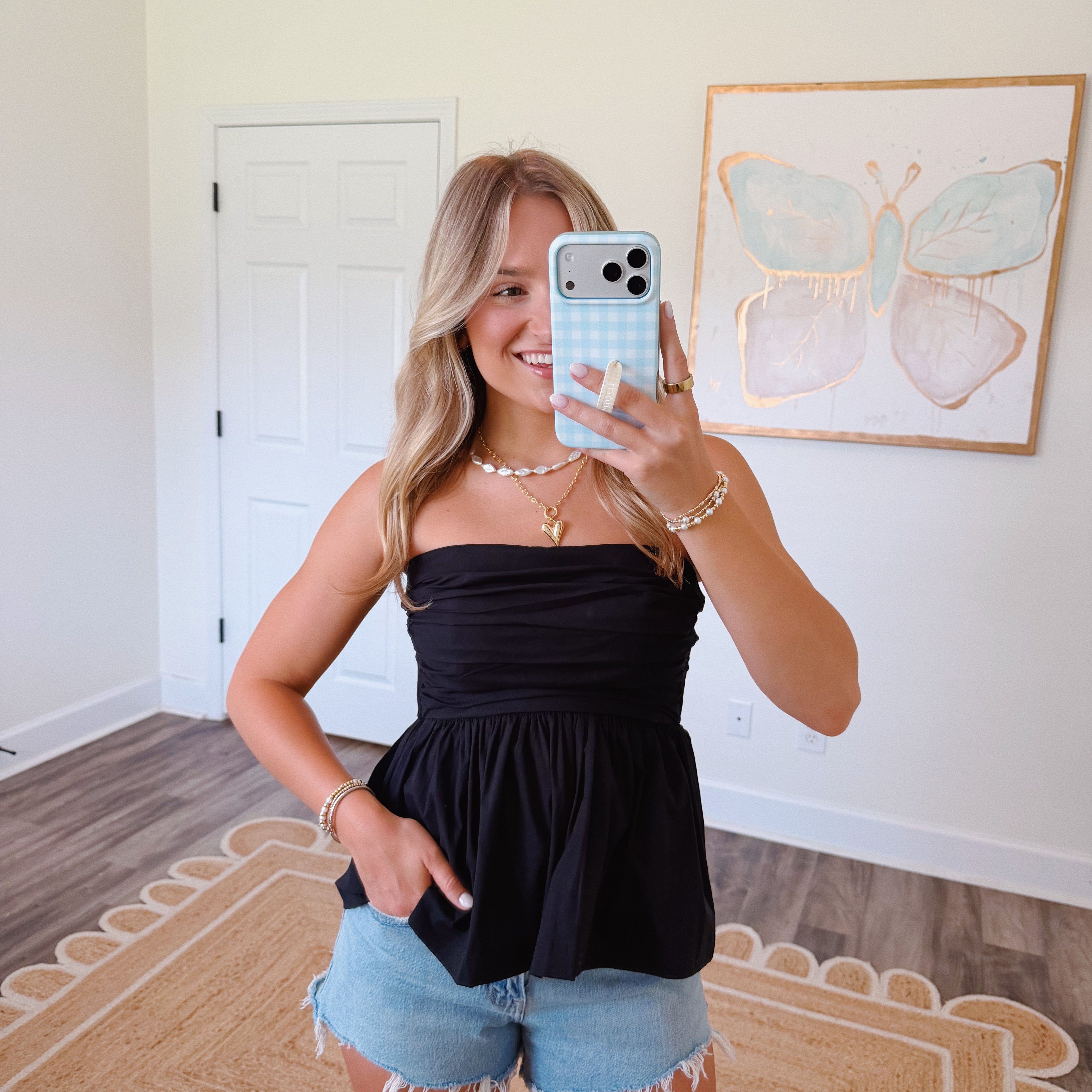 The Hampton Top in Black