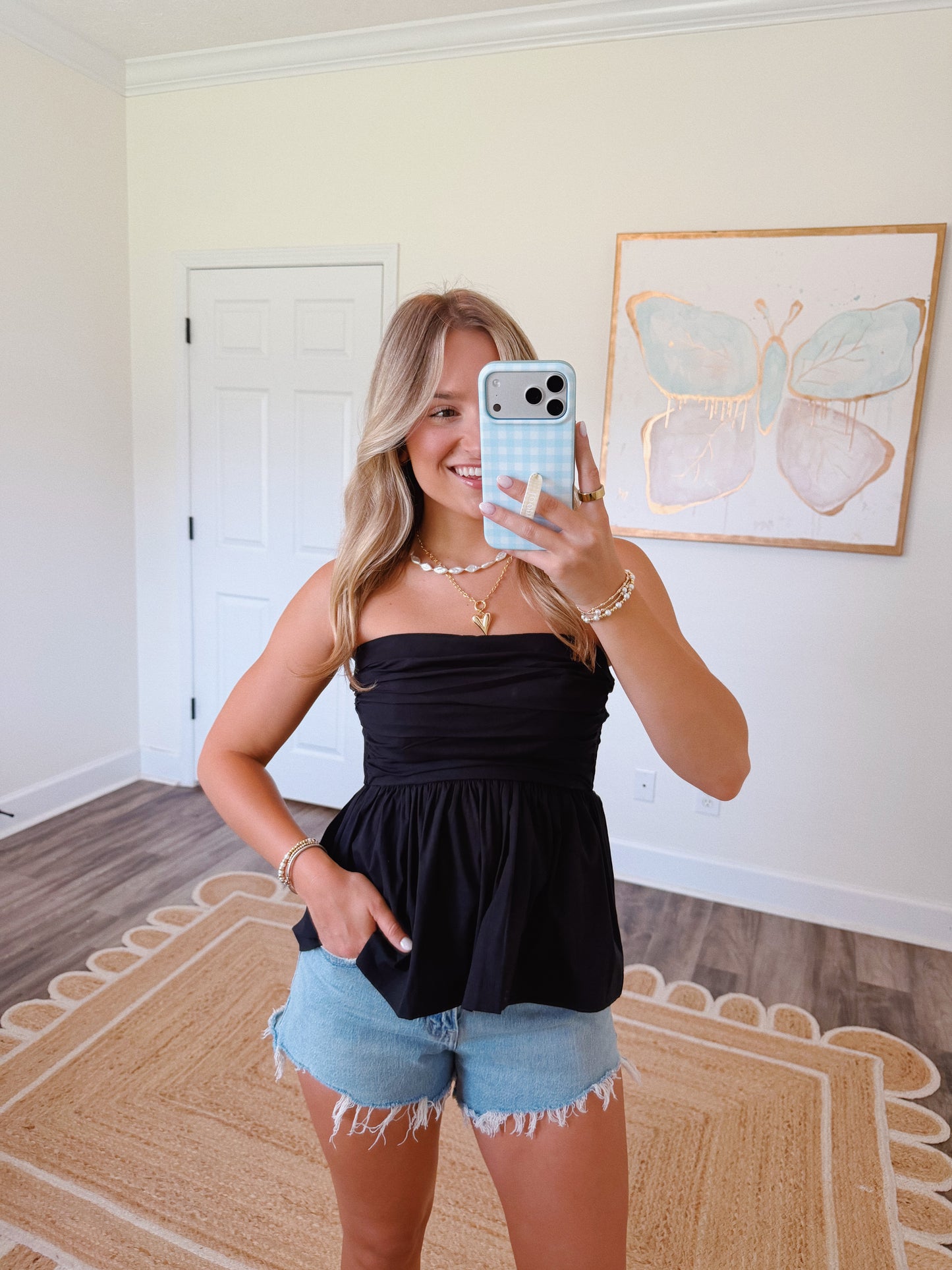 The Hampton Top in Black