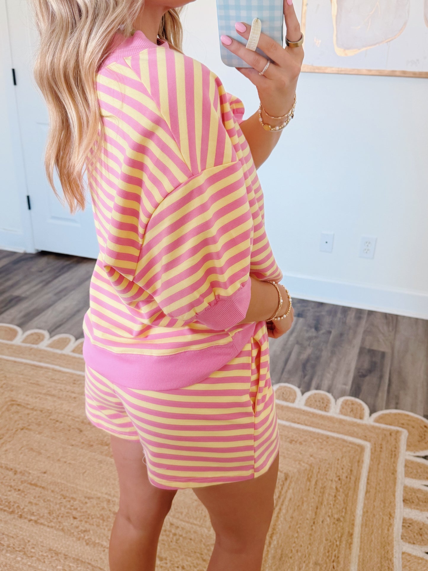 Sherbet Stripe Terry Set