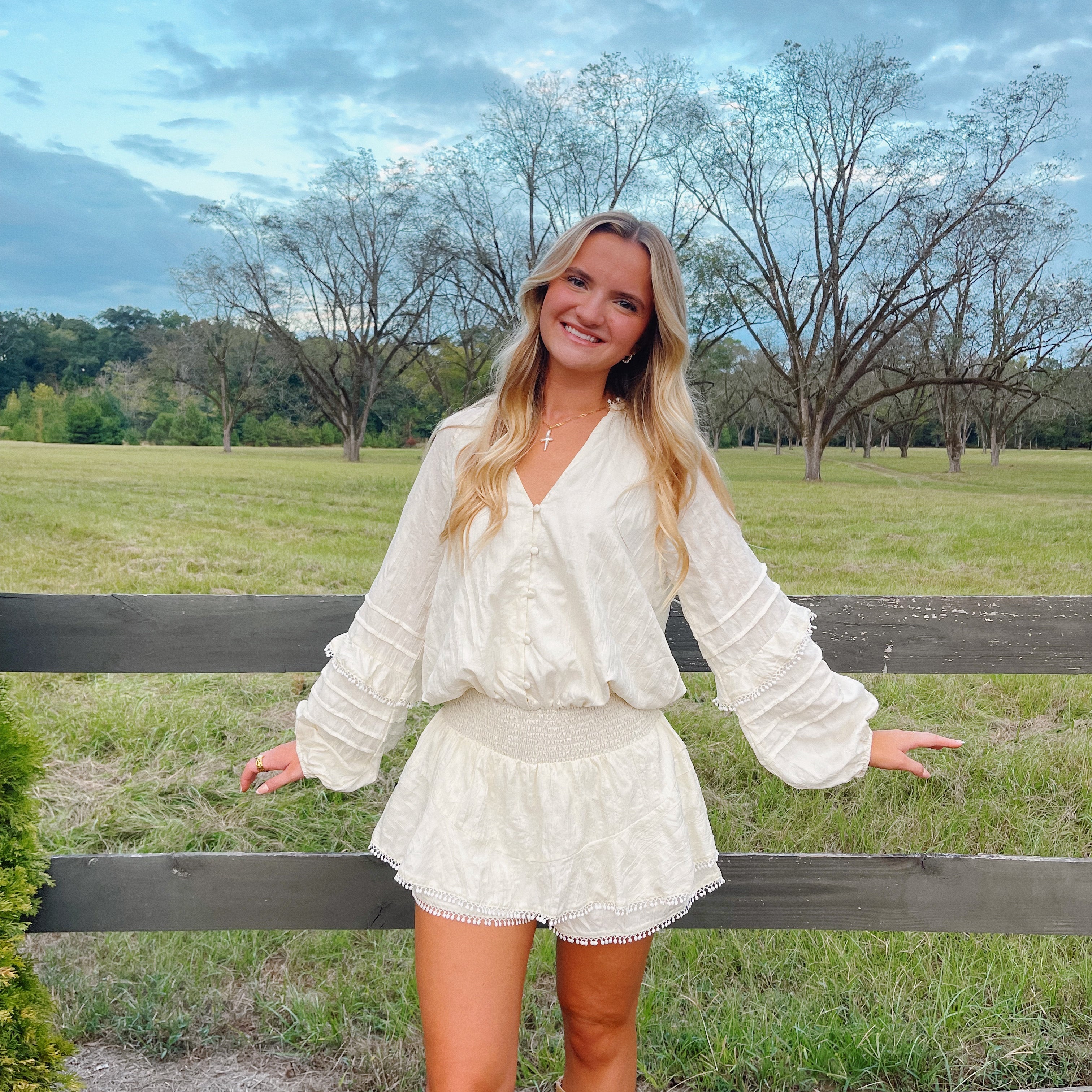 Cierra Ivory Romper