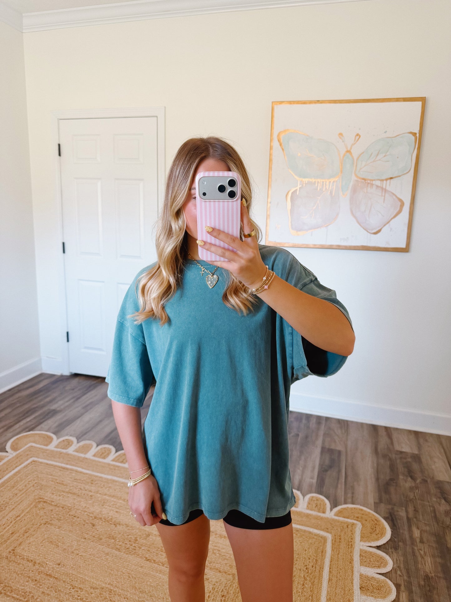 Essential Tee in Evergreen