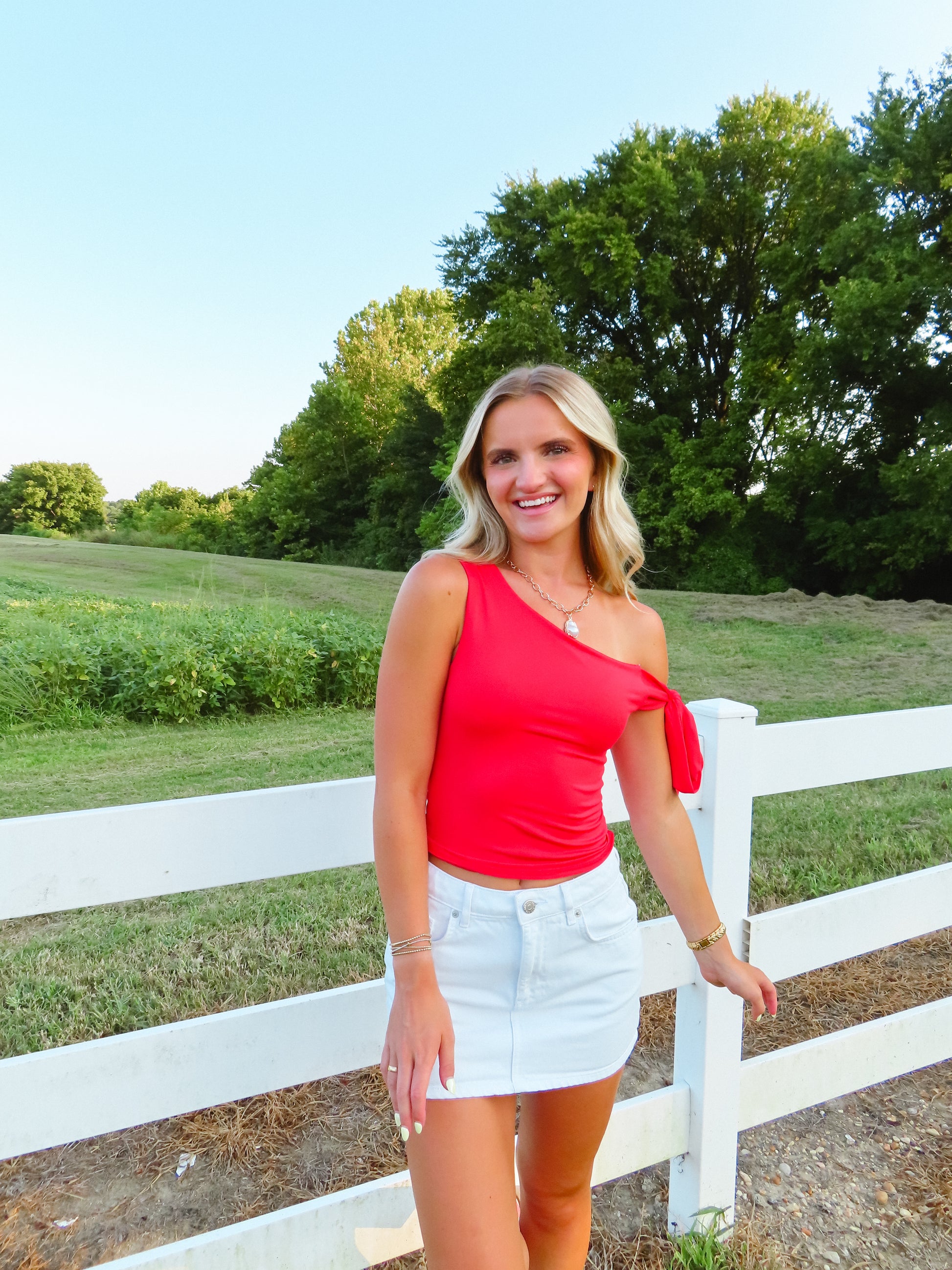 Sweet Victory Top in Red