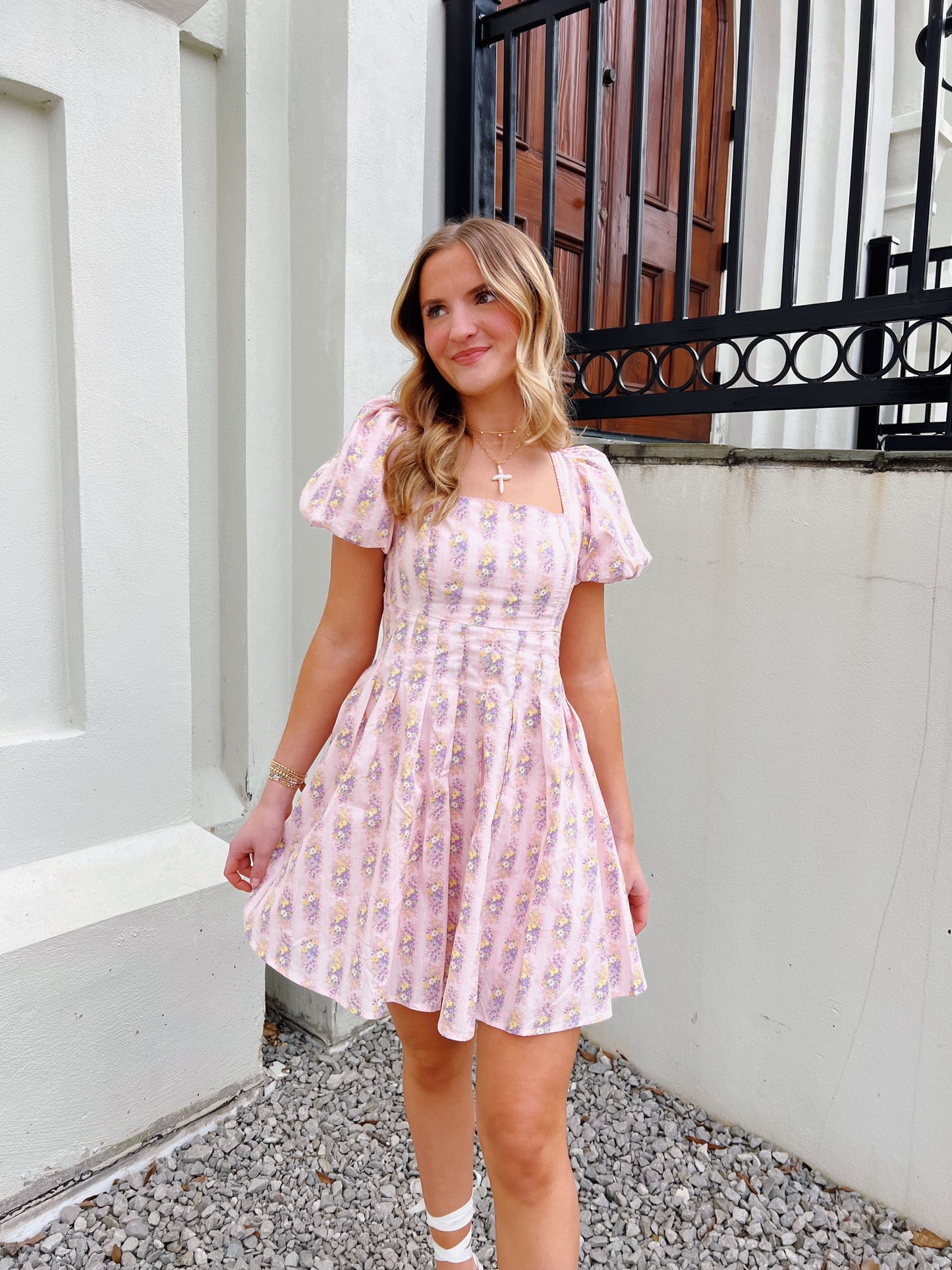 Sweet Springtime Babydoll Dress