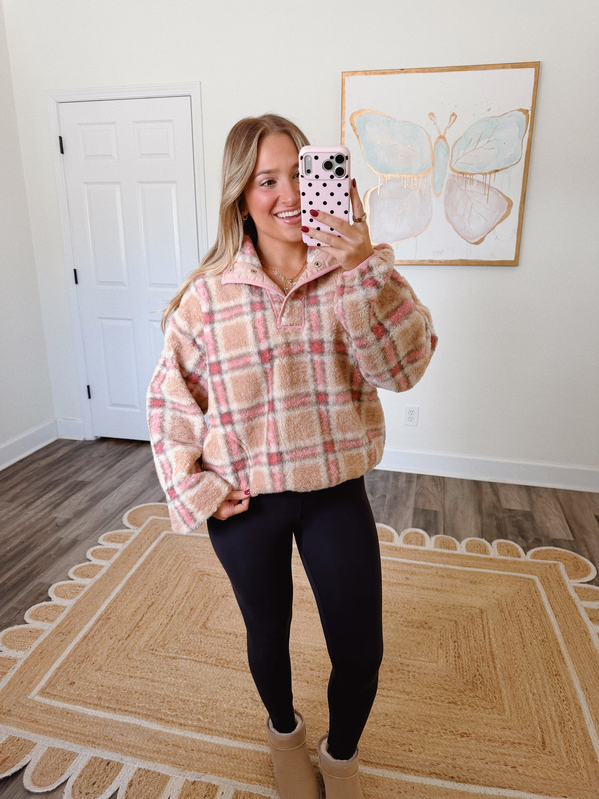 Pretty in Plaid Pullover