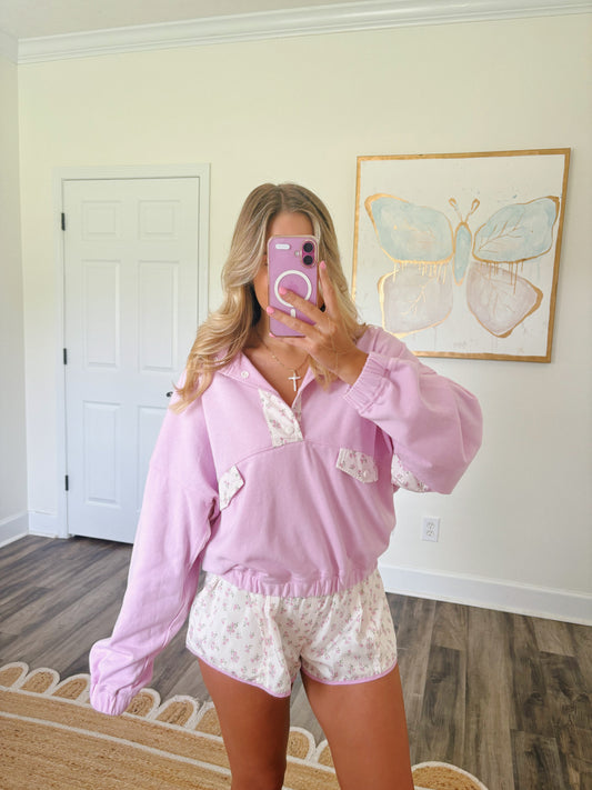 Life In Color Pullover in Pink
