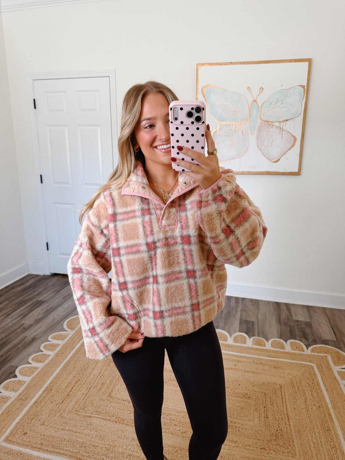 Pretty in Plaid Pullover