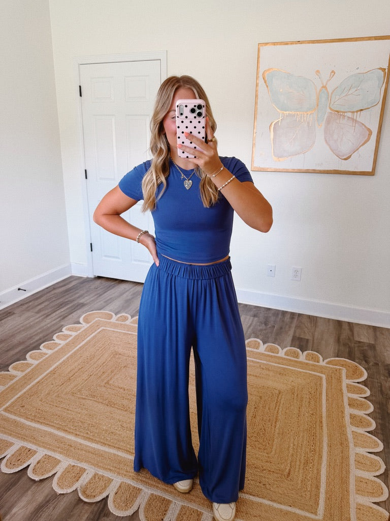 Cozy Weekend Set in Navy