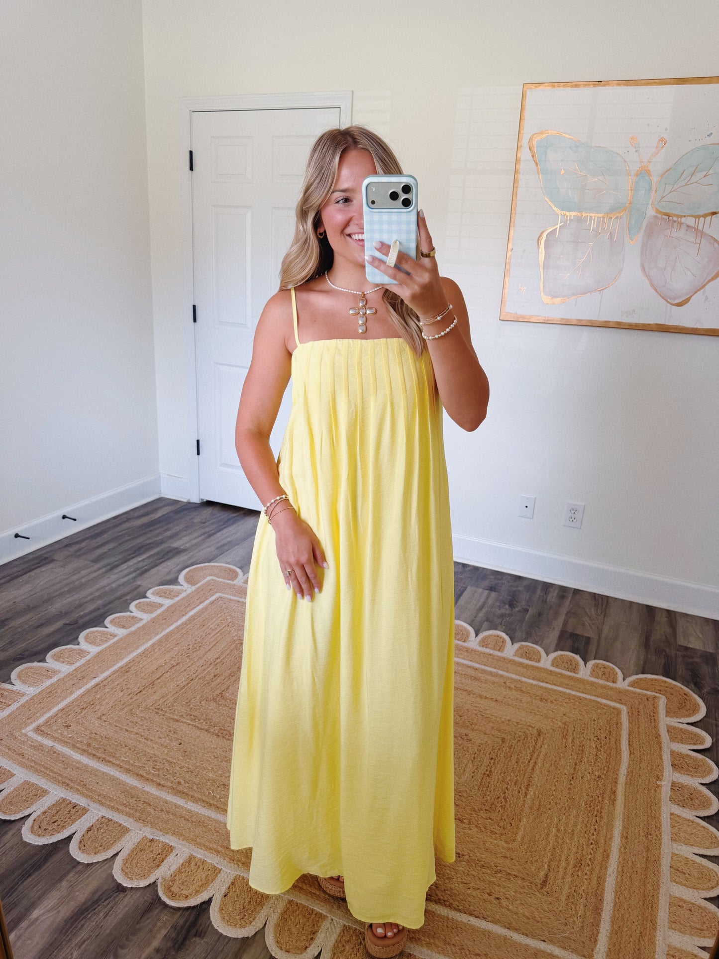 Easy Living Maxi Dress in Yellow