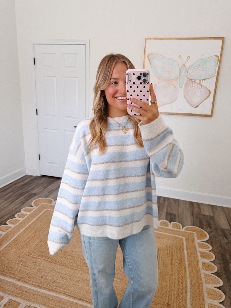 Cloud Striped Sweater