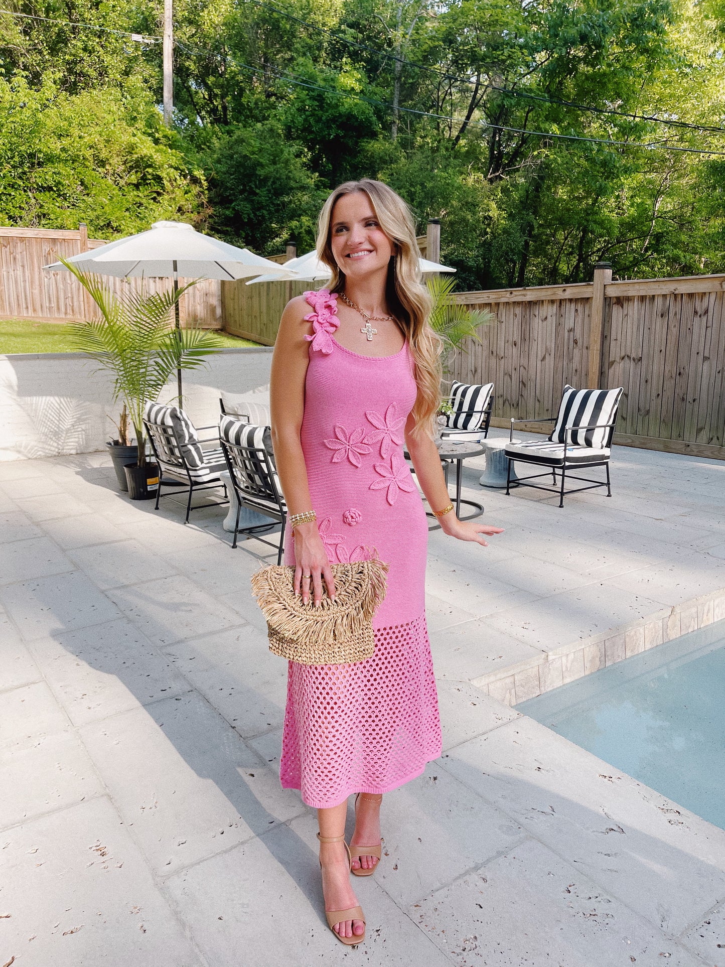 Sienna Maxi Dress Pink